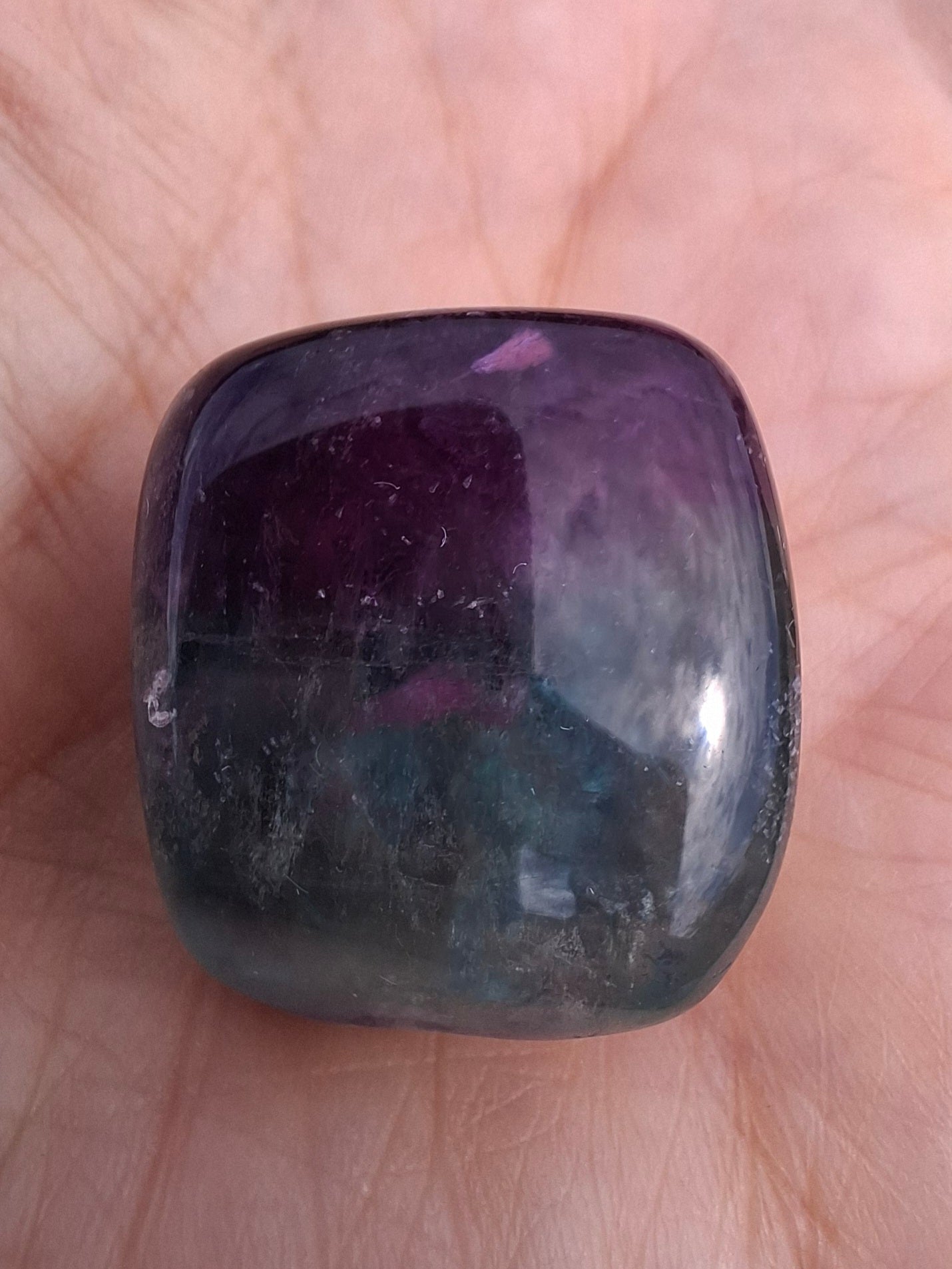 Fluorite, Tumble Stone, Crystal (Ref: T55)