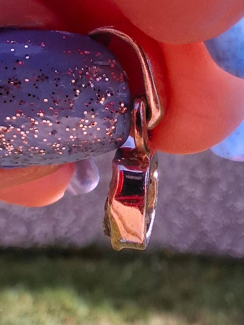 Moldavite Pendant, 925 Silver, Tektite (Ref: P49)
