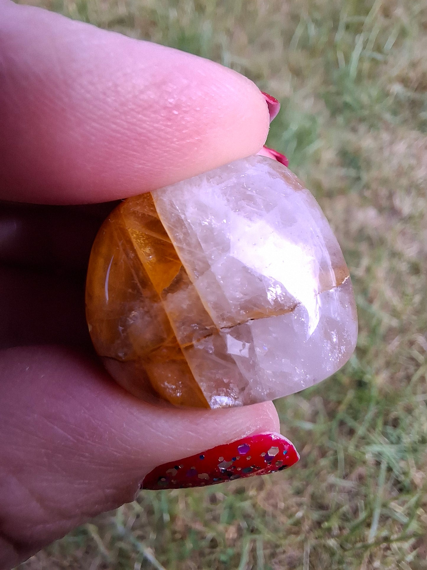 Golden Healer, Tumble Stone, Crystal (Ref: T195)