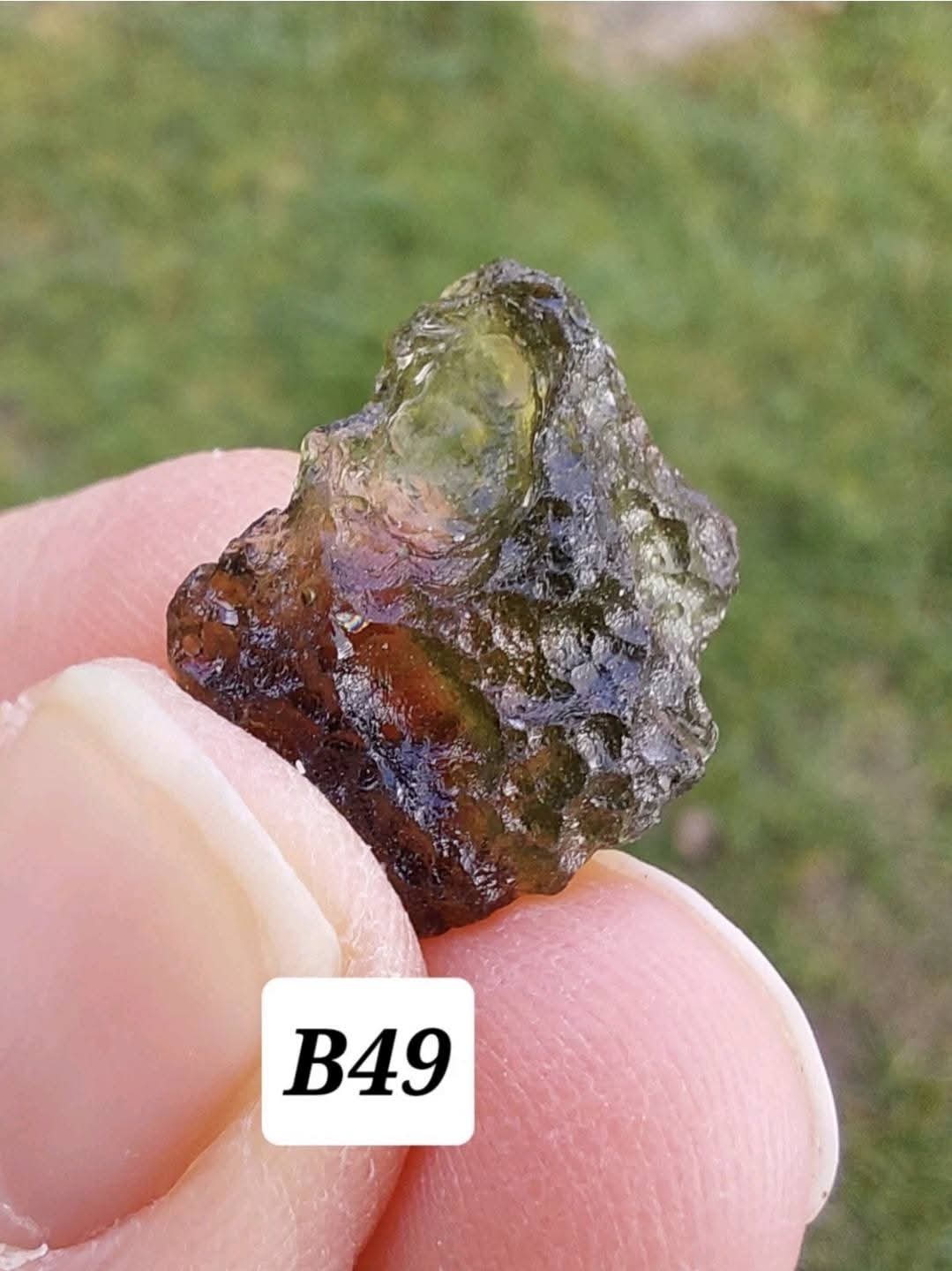 Moldavite Piece, 1.48g, Tektite (Ref: B49)