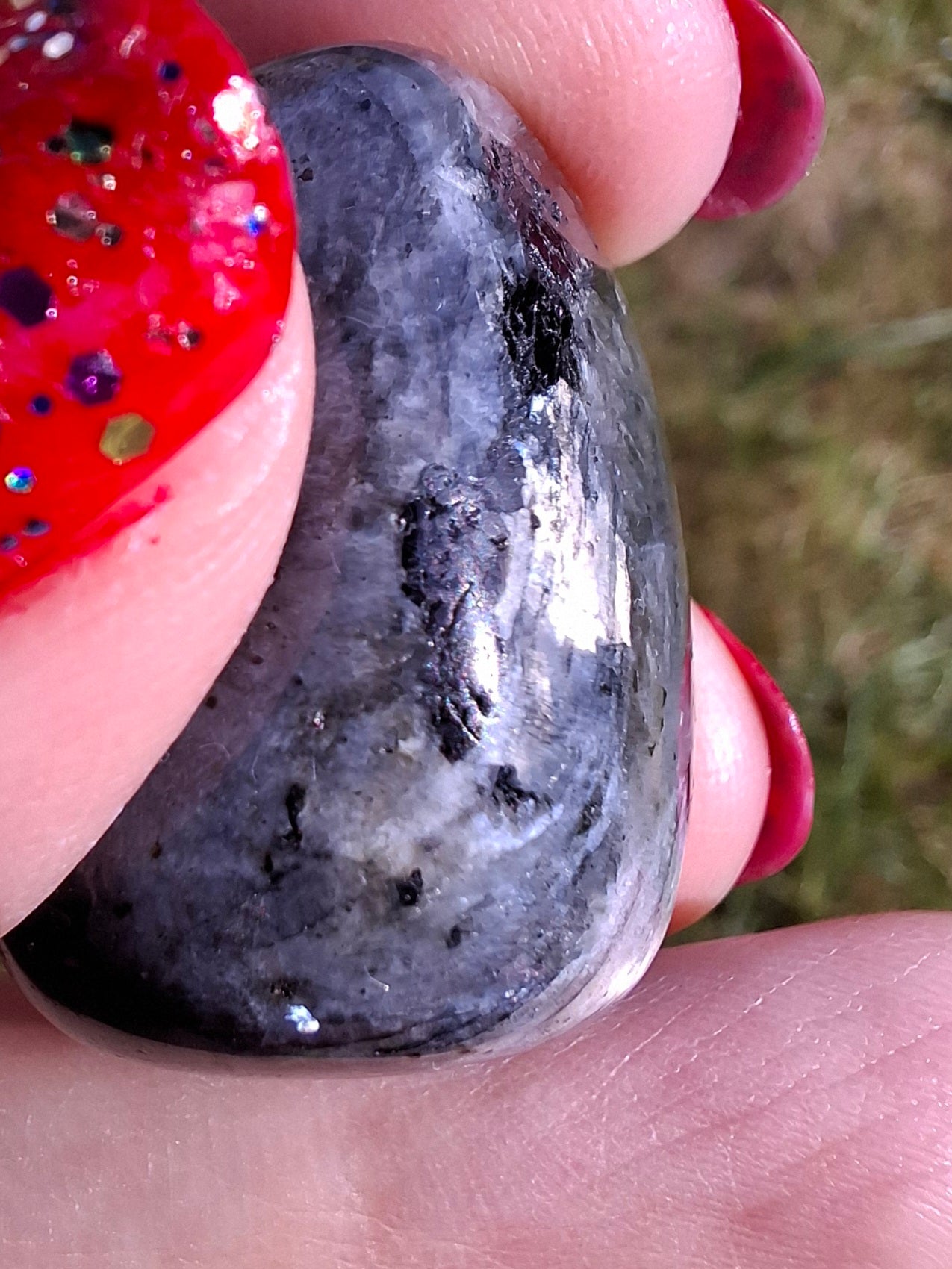 Larvikite, Tumble Stone, Crystal (Ref: T126)