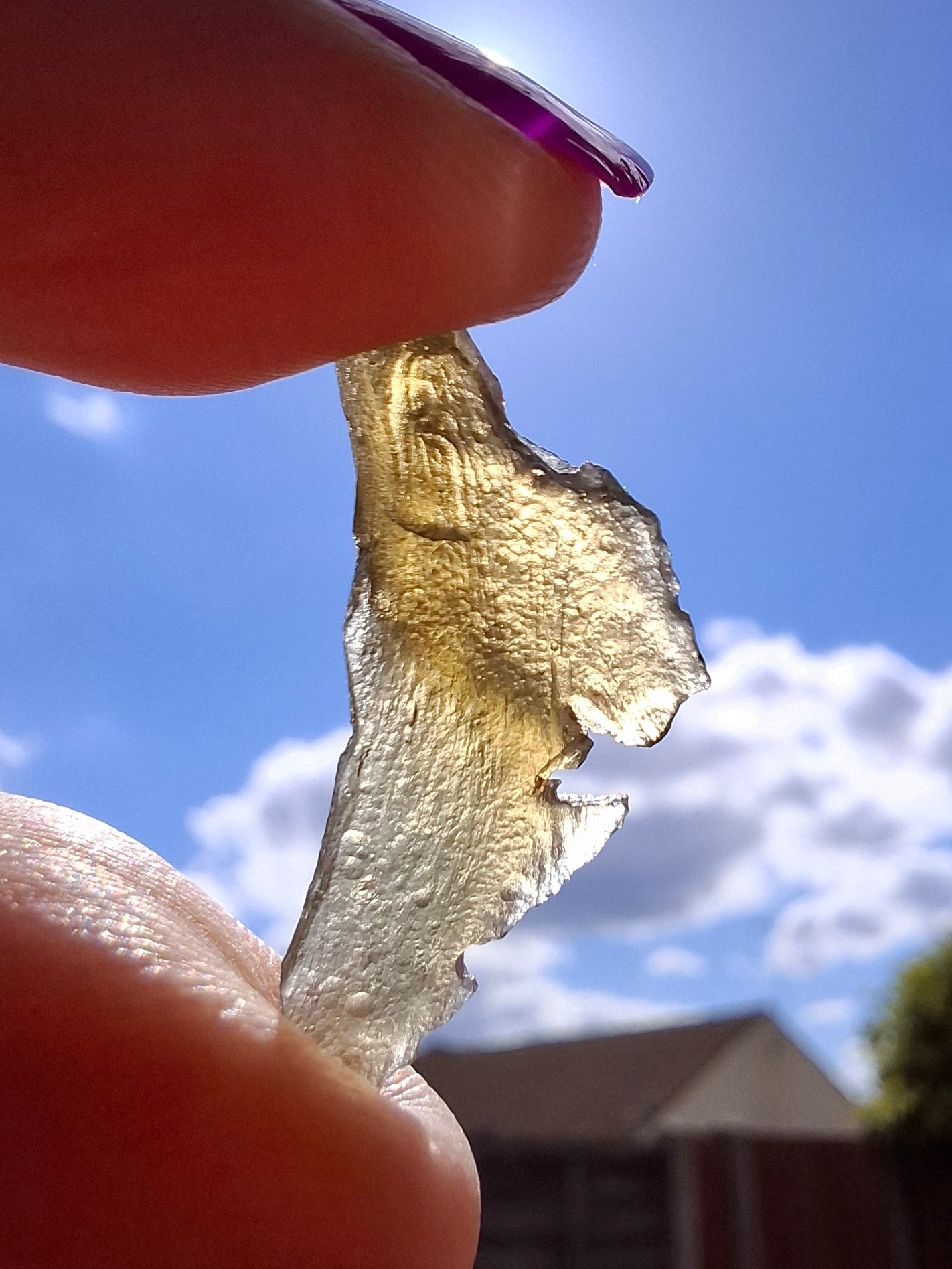 Moldavite Piece, 1.08g, Tektite (Ref: 1429)
