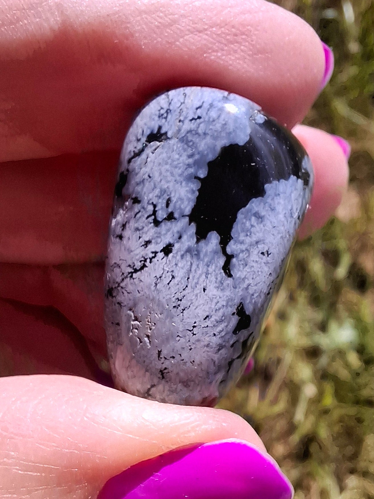 Snowflake Obsidian, Tumble Stone, Crystal (Ref: T97)