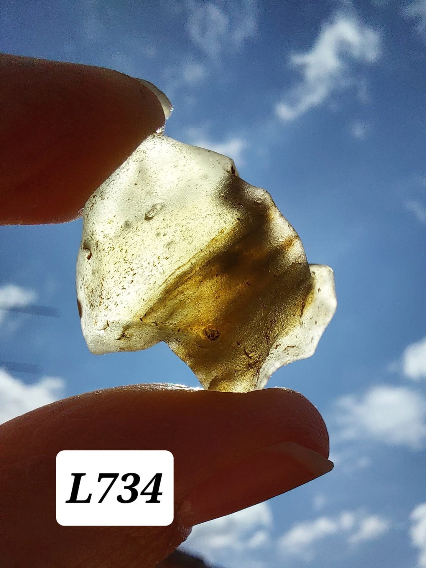 Libyan Desert Glass Piece, 6.97g, Tektite