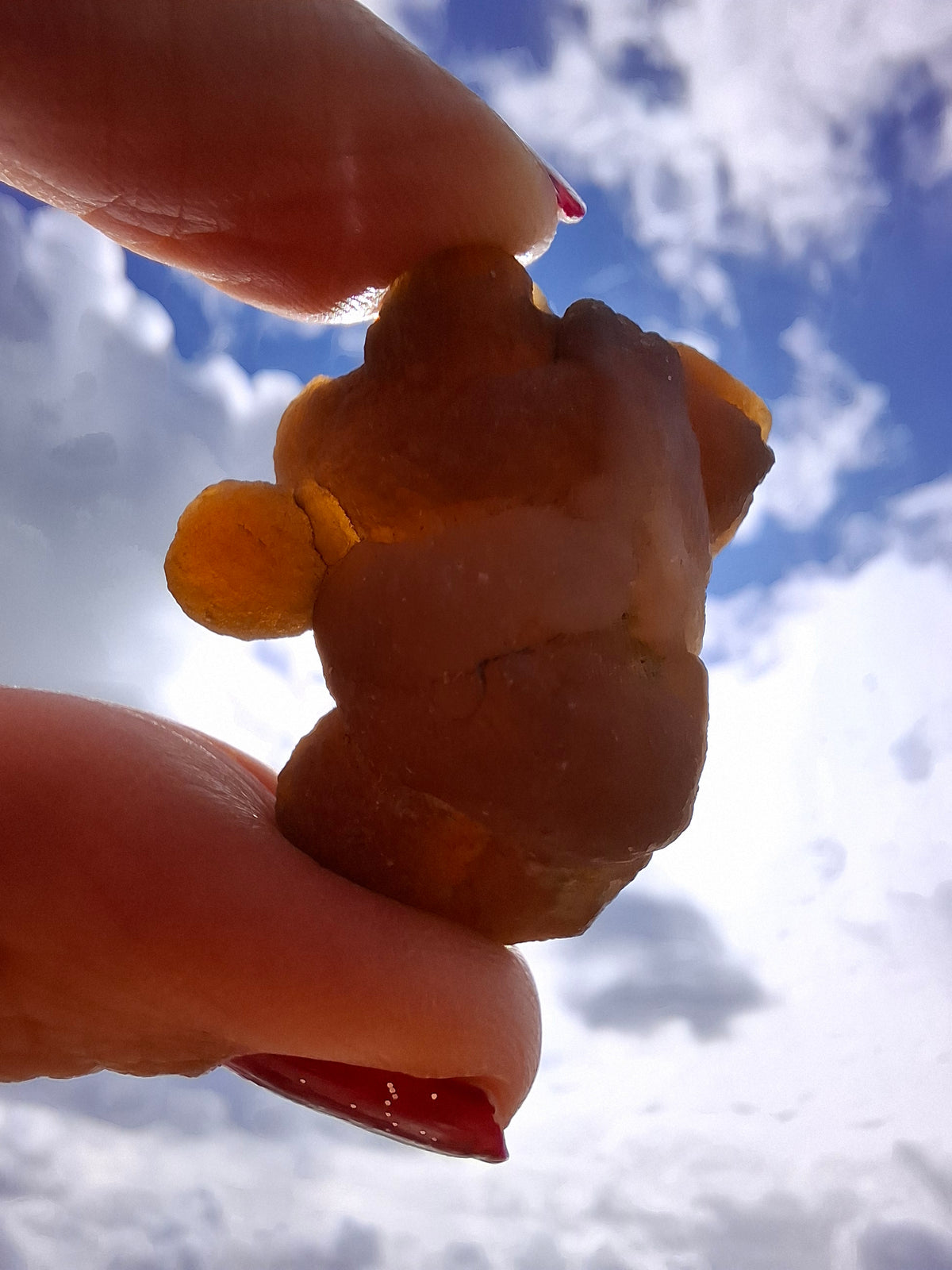 Nebula Chalcedony, 16.91g, Fossil (Ref: NC1)