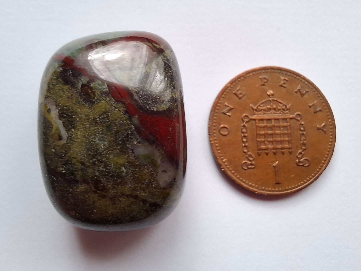 Dragons Blood Jasper, Tumble Stone, Crystal (Ref: T112)