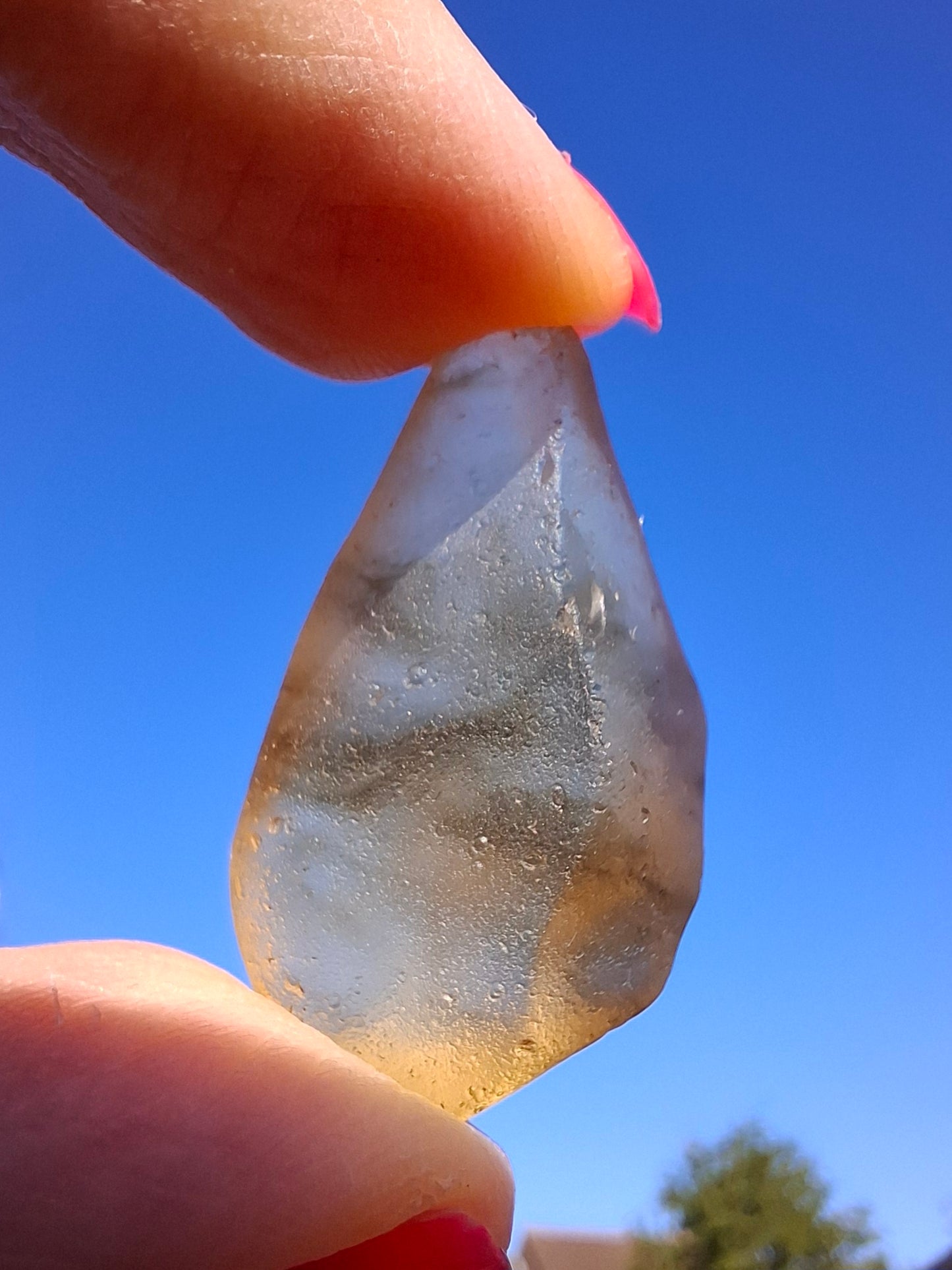 Libyan Desert Glass (darker) Piece, 7.38g, Tektite (Ref: L1375)