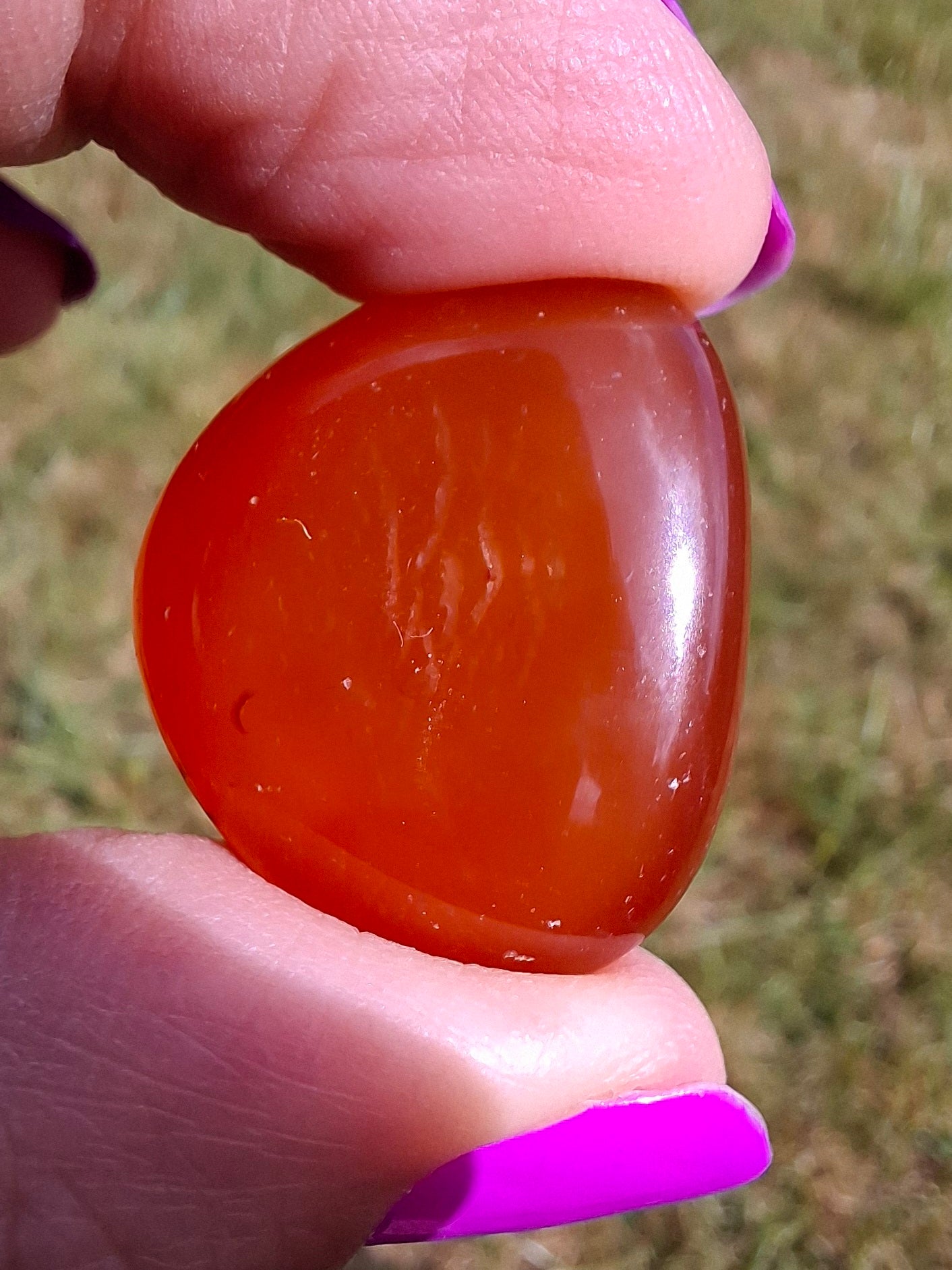 Carnelian, Tumble Stone, Crystal (Ref: T68)