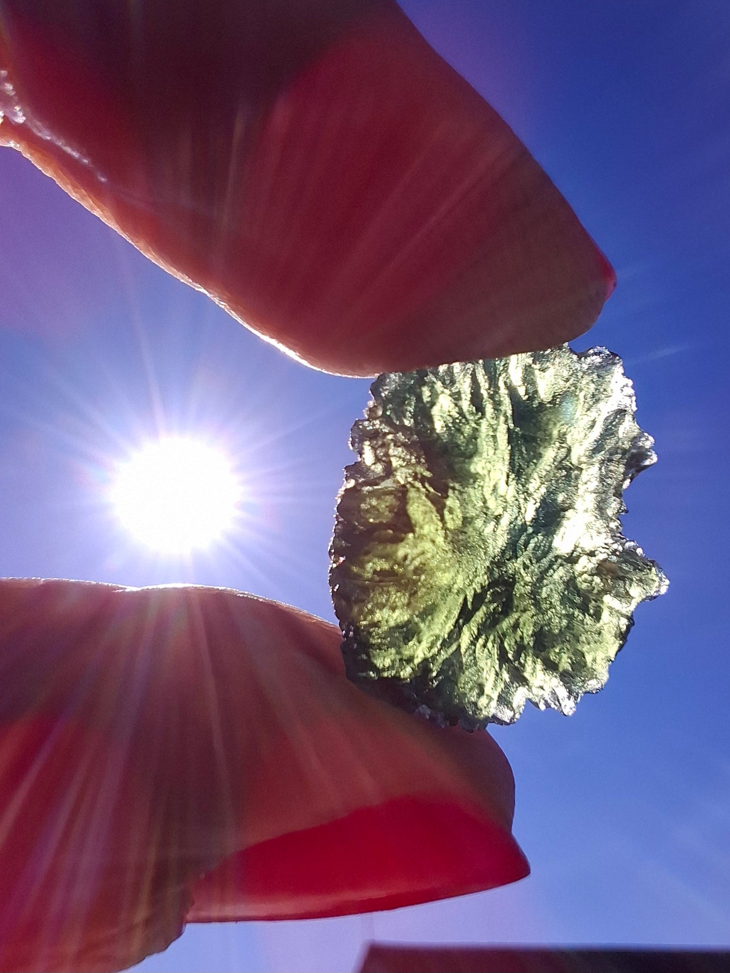 Moldavite Piece, 2.23g, Tektite (Ref: 1401)