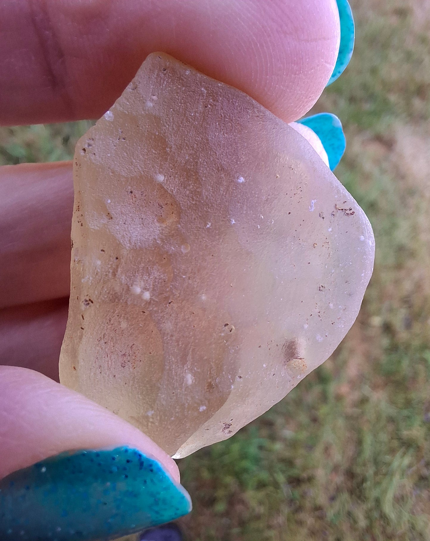Libyan Desert Glass Piece, 12.30g, Tektite