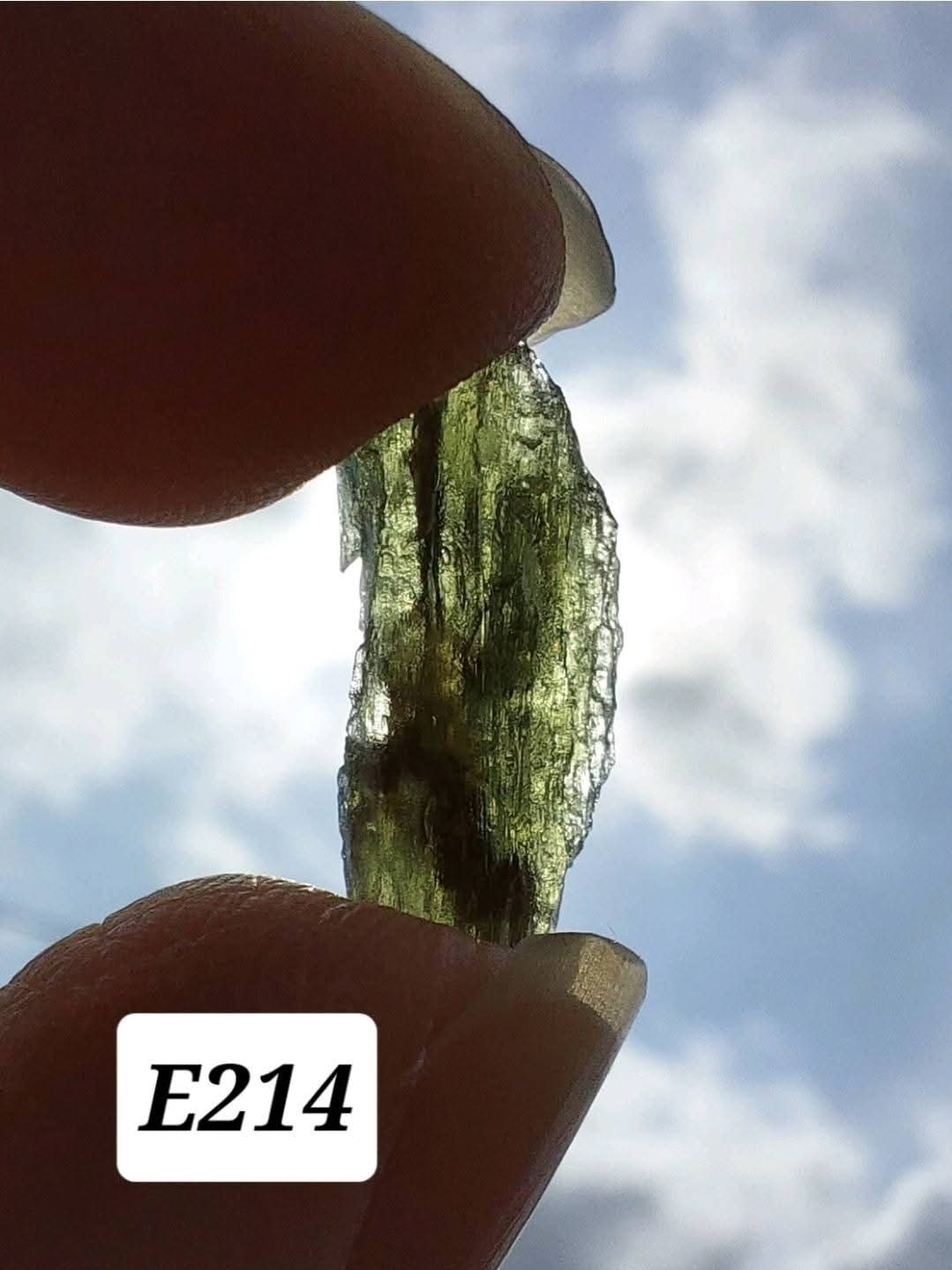 Moldavite Piece, 0.70g, Tektite (Ref: E214)