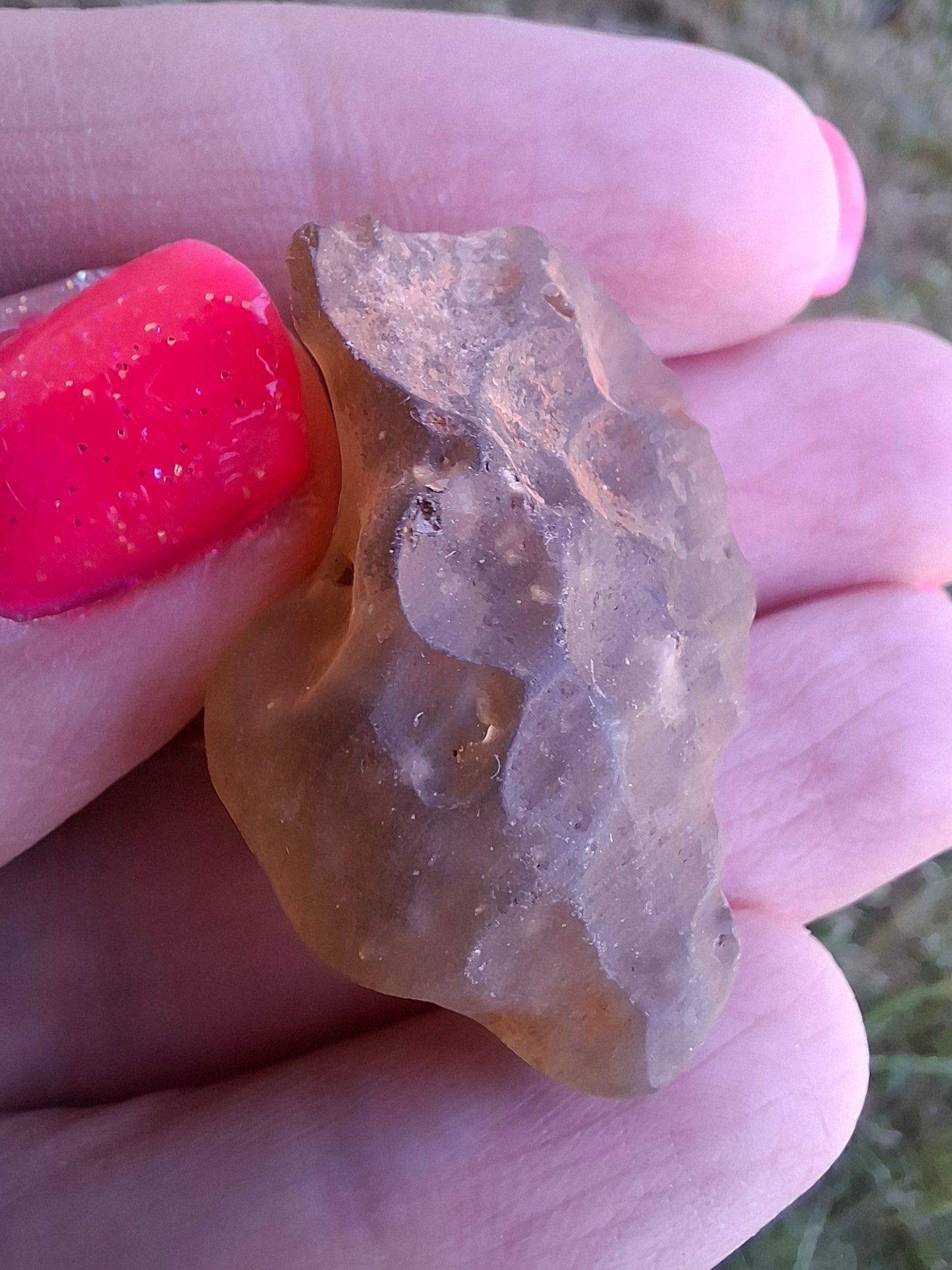 Libyan Desert Glass (darker) Piece, 10.25g, Tektite (Ref: L1368)
