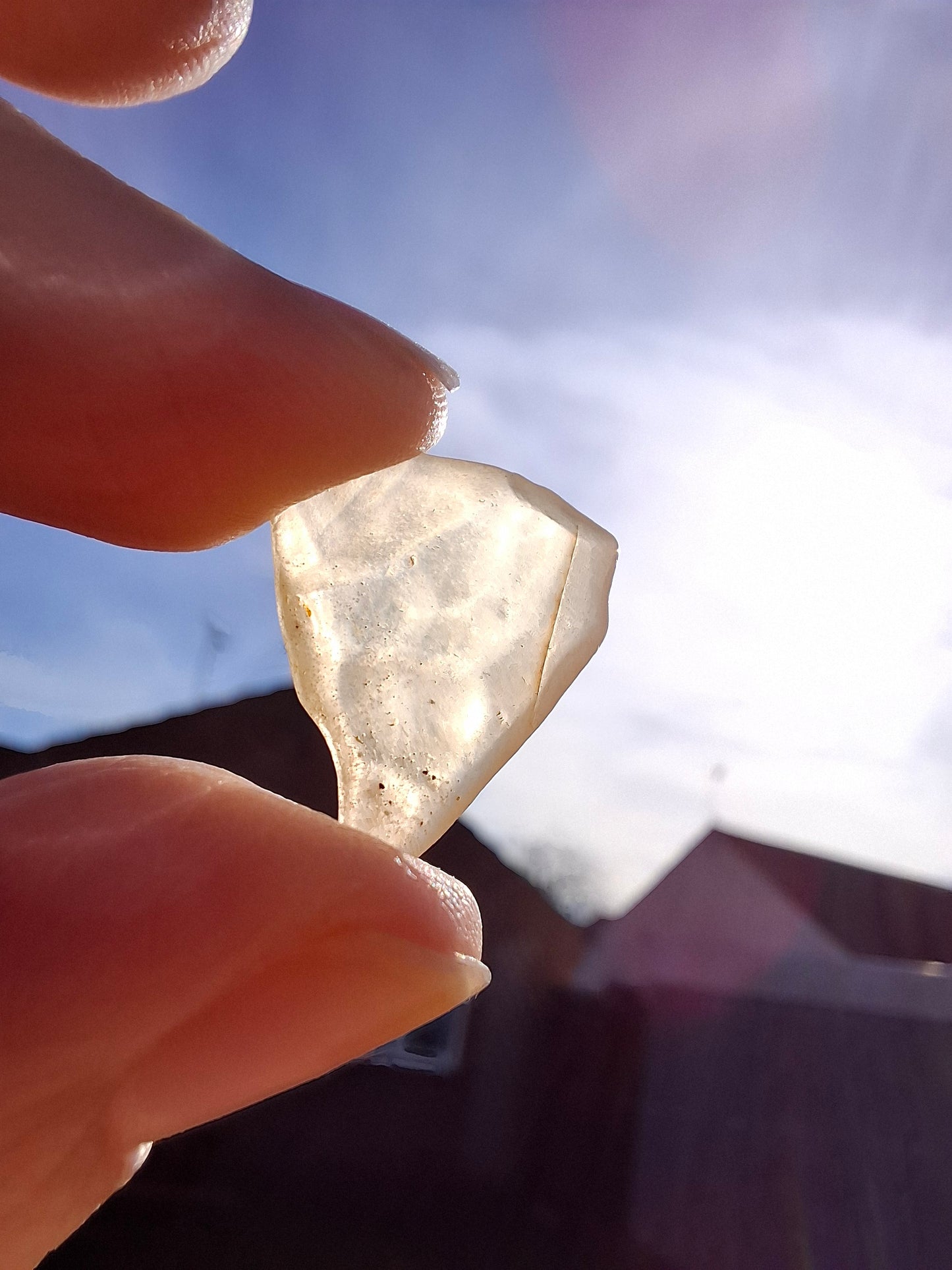 Libyan Desert Glass small Piece, 1.10g, Tektite (Ref: L1349)