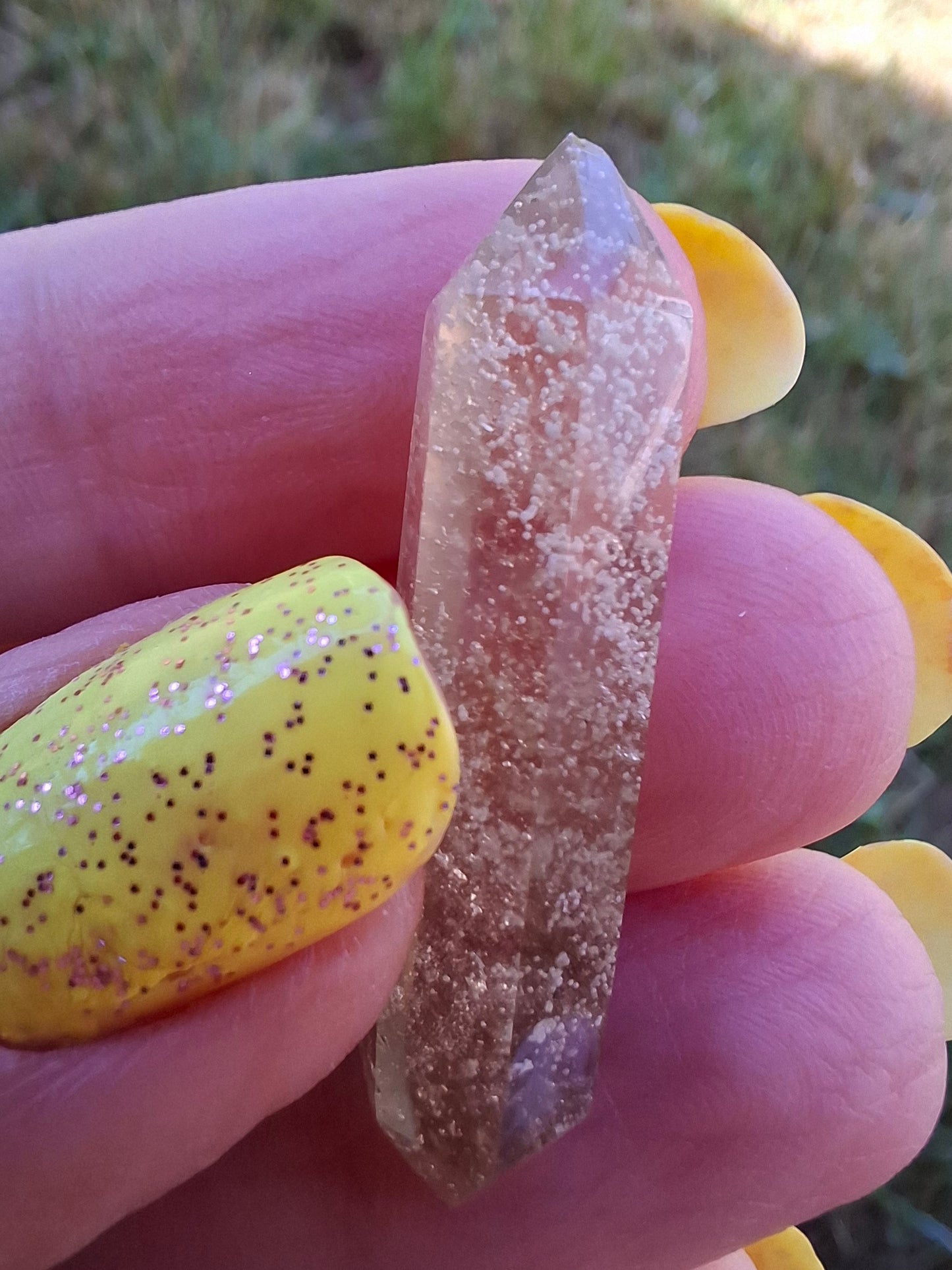Libyan Desert Glass DT Carving, 3.94g, Tektite (Ref: LDT5)