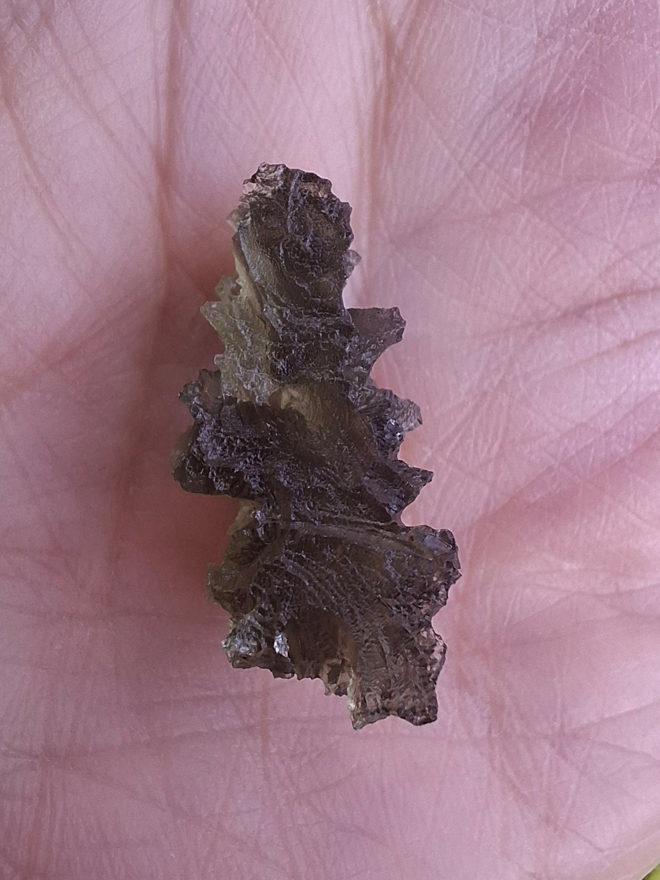 Moldavite Piece, JEZKOVNA BESEDNICE, 1.86g, Tektite (Ref: 1278)