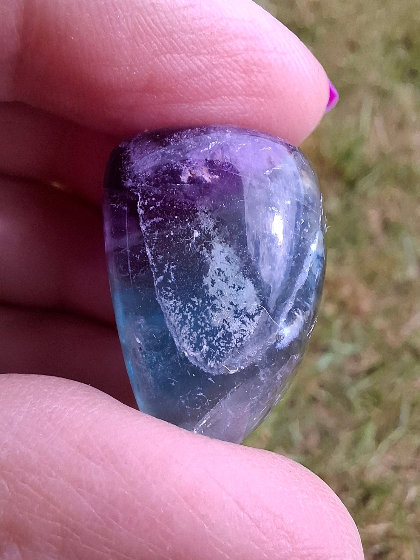 Fluorite, Tumble Stone, Crystal (Ref: T55)