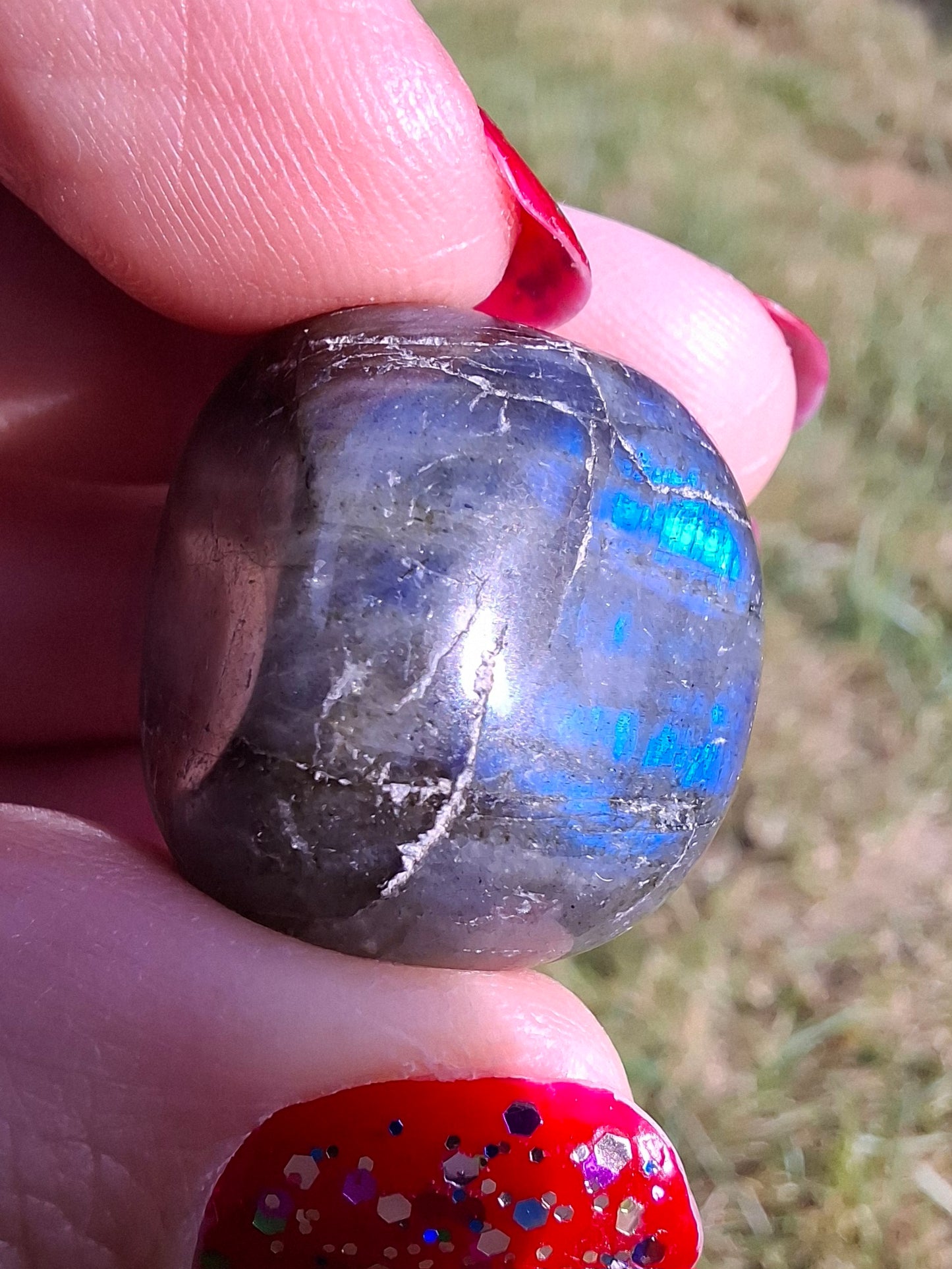Labradorite, Tumble Stone, Crystal (Ref: T209)