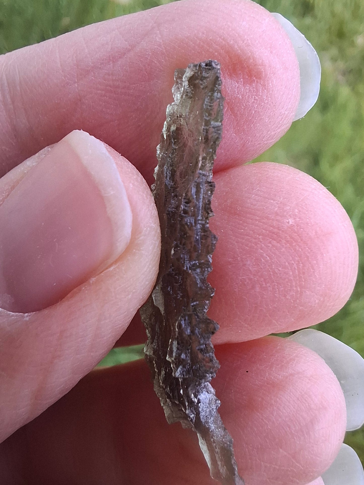 Moldavite Piece, JEZKOVNA BESEDNICE, 1.41g, Tektite (Ref: 1283)