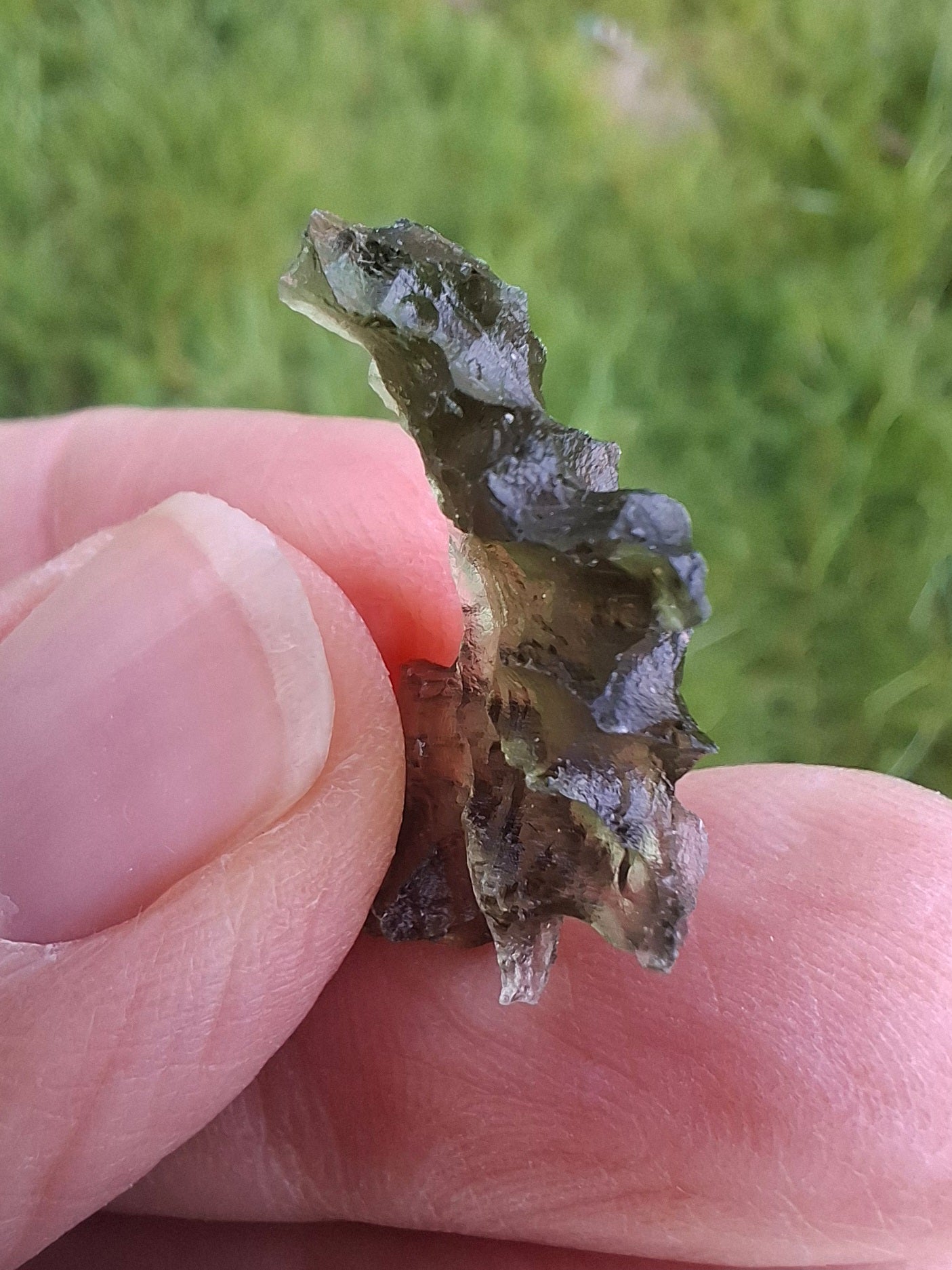 Moldavite Piece, JEZKOVNA BESEDNICE, 1.41g, Tektite (Ref: 1284)