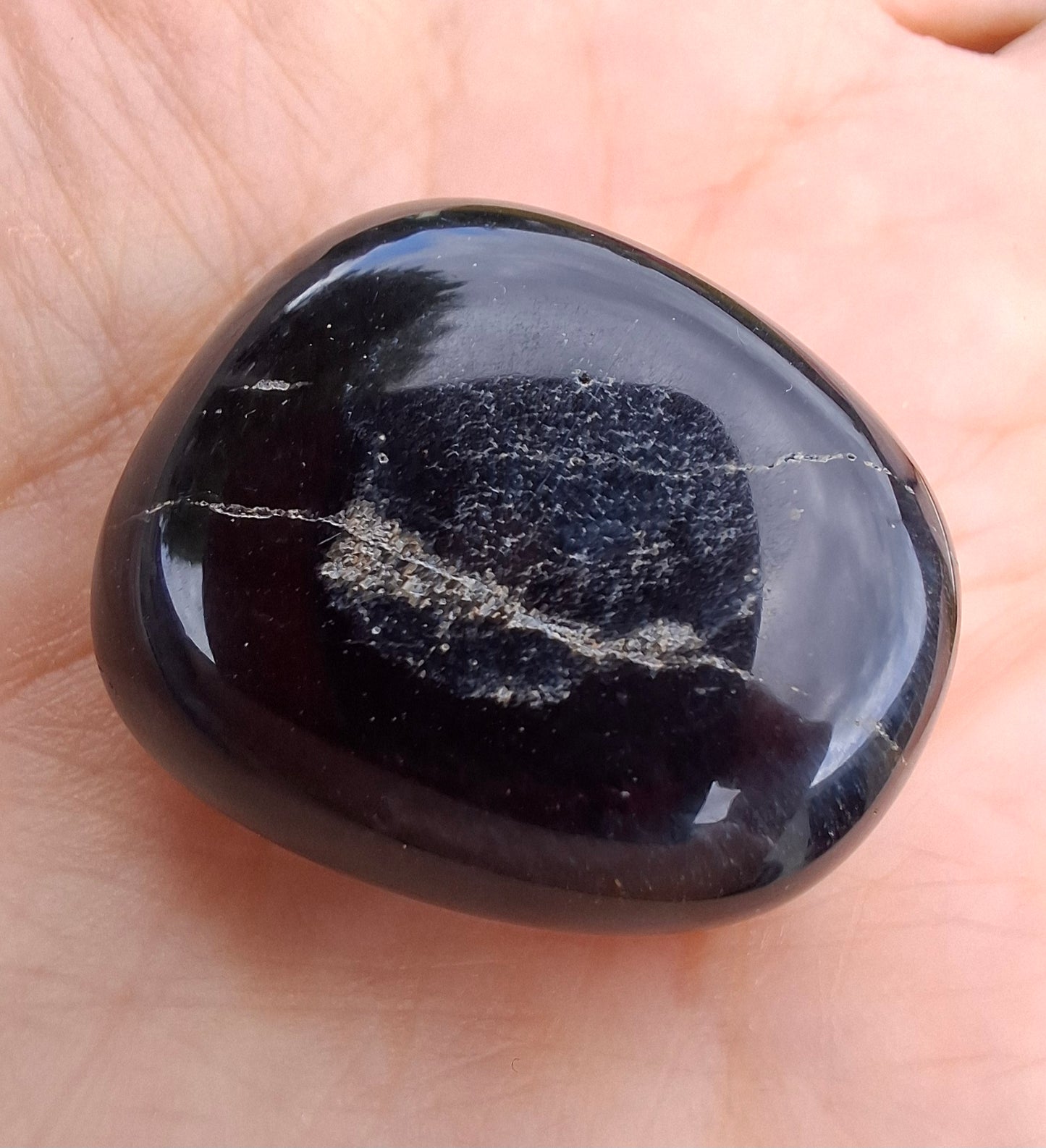 Blue Tigers Eye, Tumble Stone, Crystal (Ref: T22)