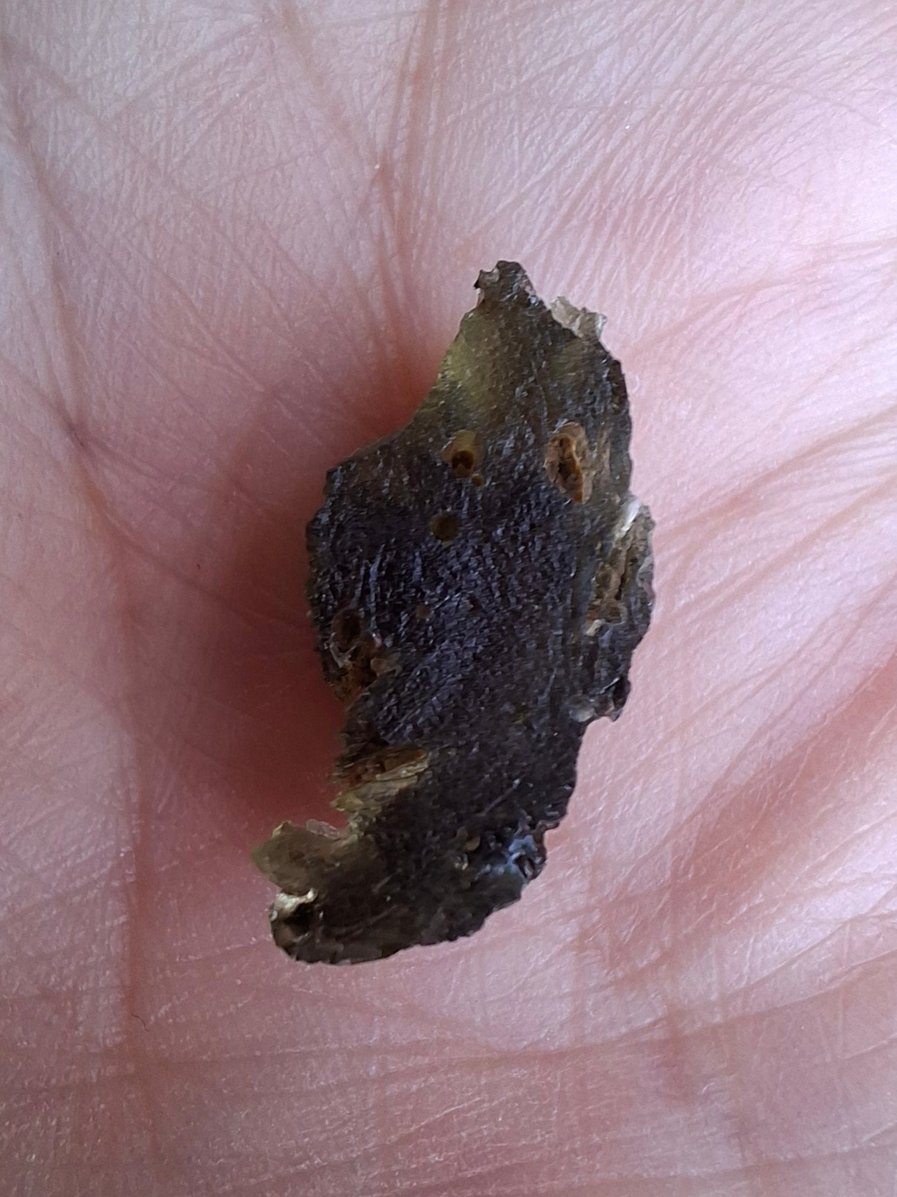 Moldavite Piece, 1.67g, Tektite (Ref: 1423)