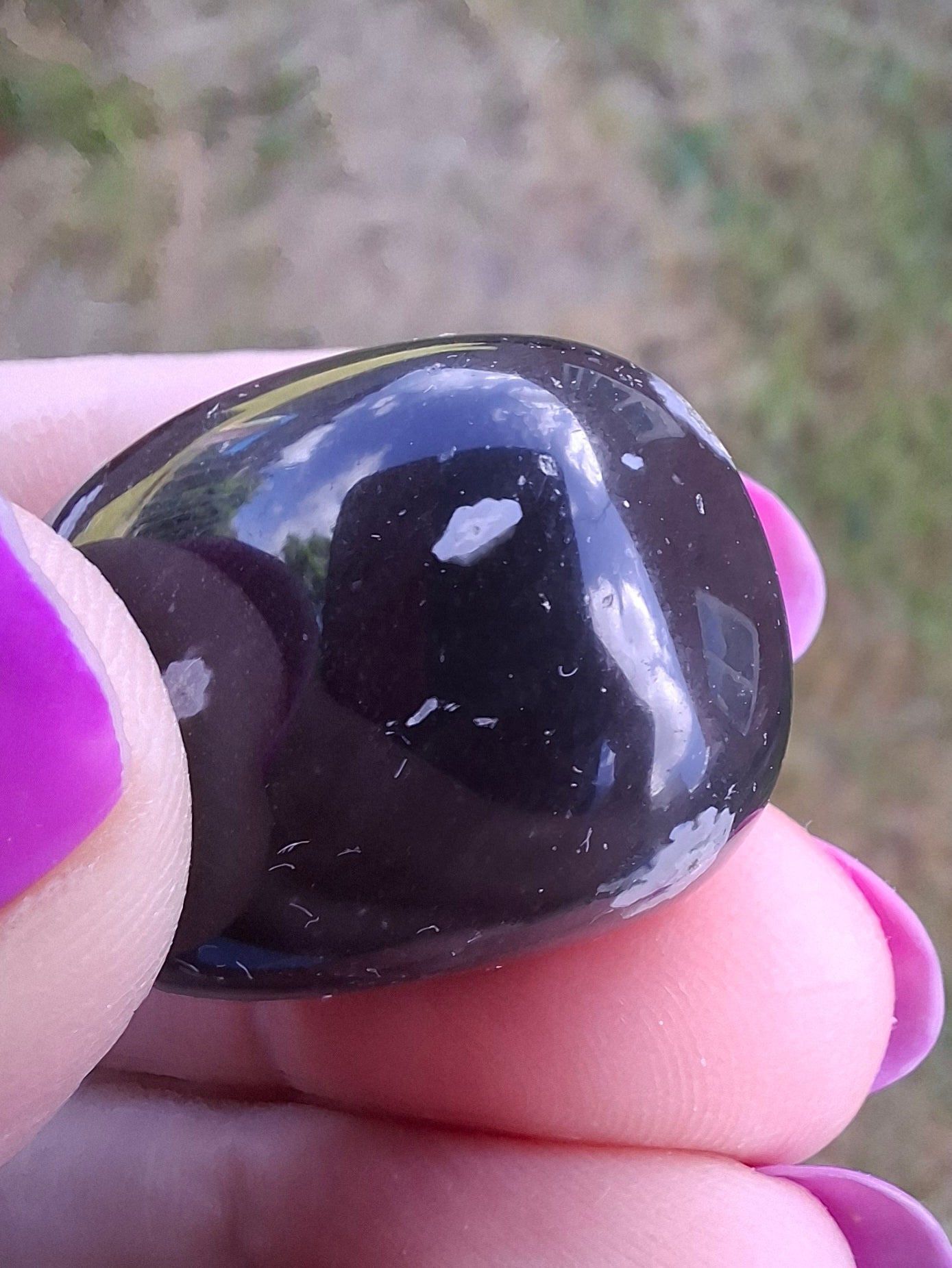 Snowflake Obsidian, Tumble Stone, Crystal (Ref: T100)