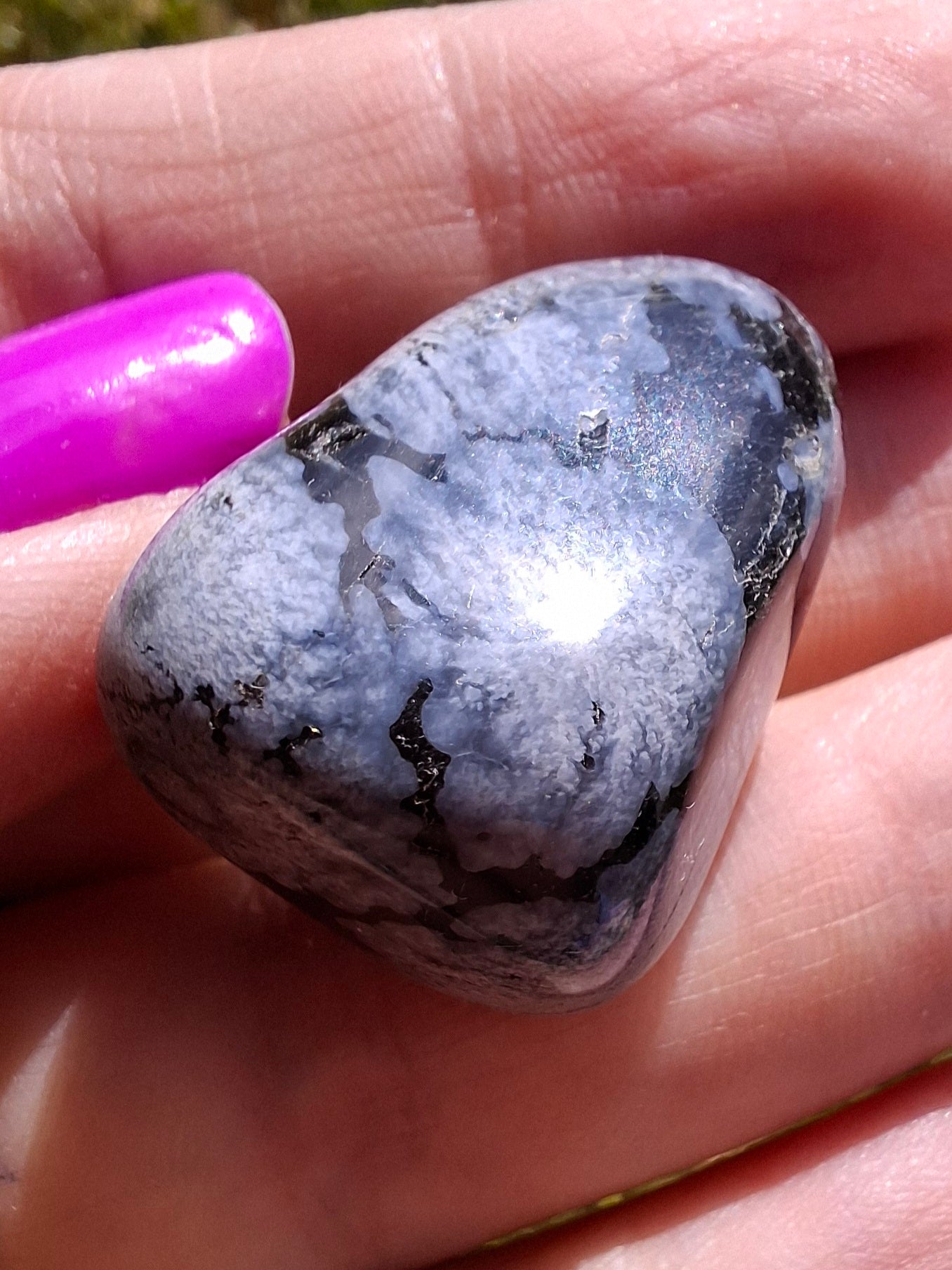Snowflake Obsidian, Tumble Stone, Crystal (Ref: T97)