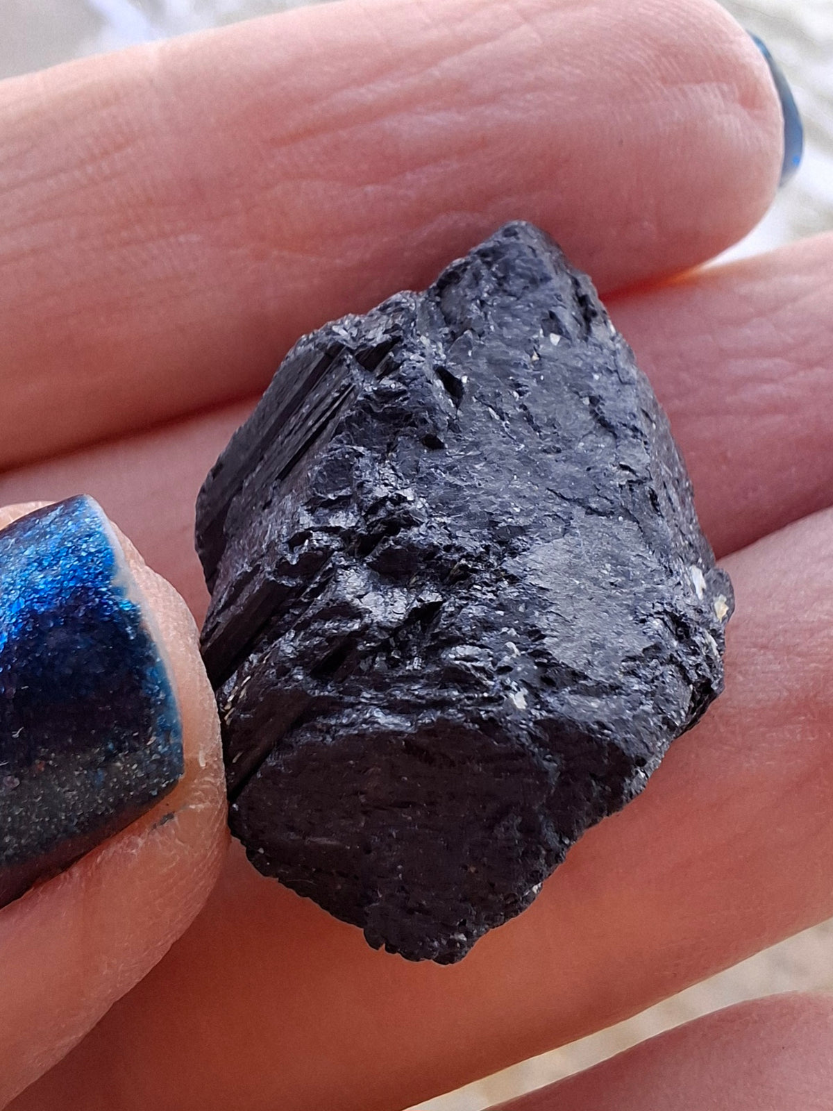 Black Tourmaline RAW, 8.86g, Crystal (Ref: RBT3)