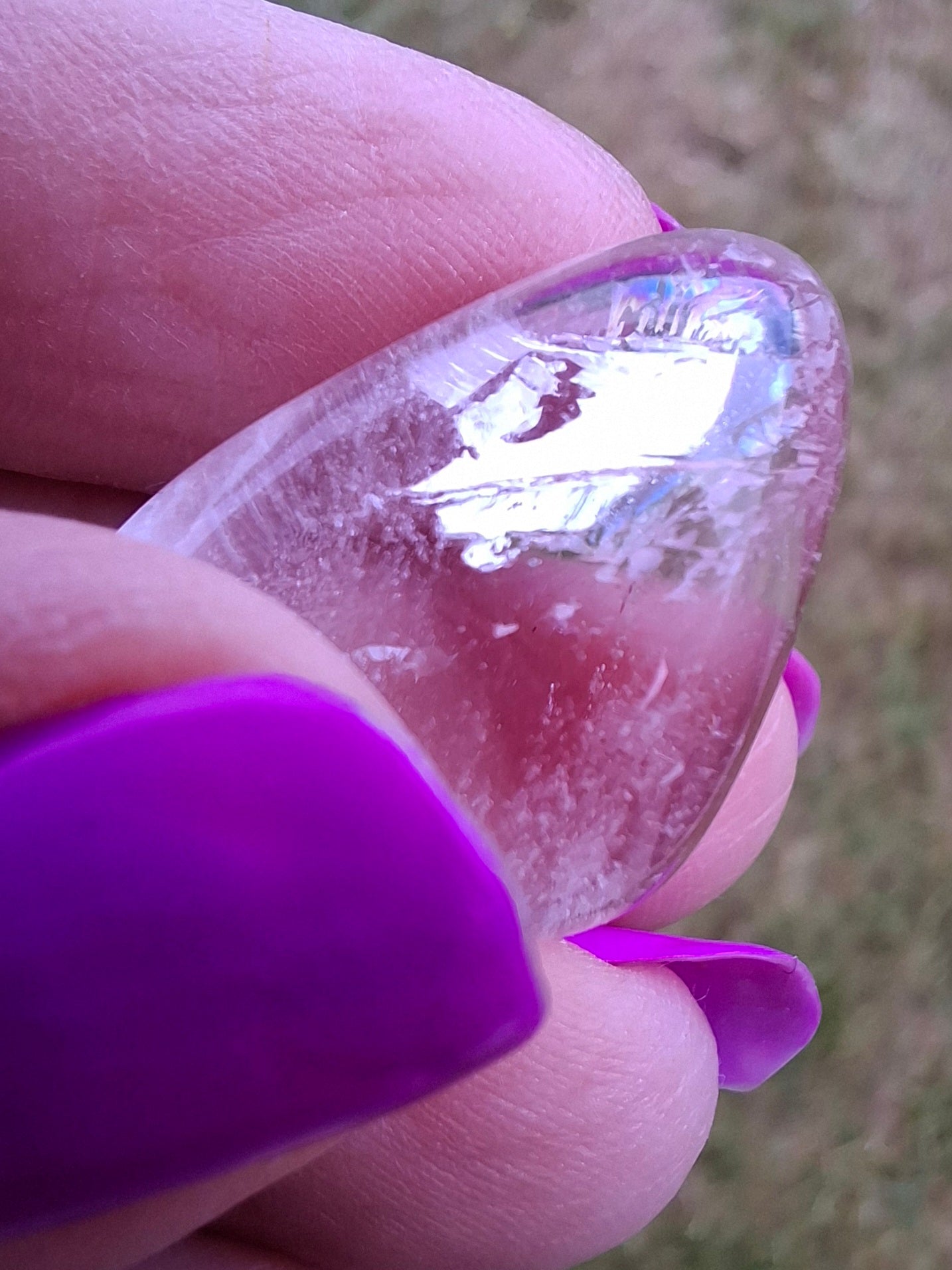 Clear Quartz, Tumble Stone, Crystal (Ref: T32)