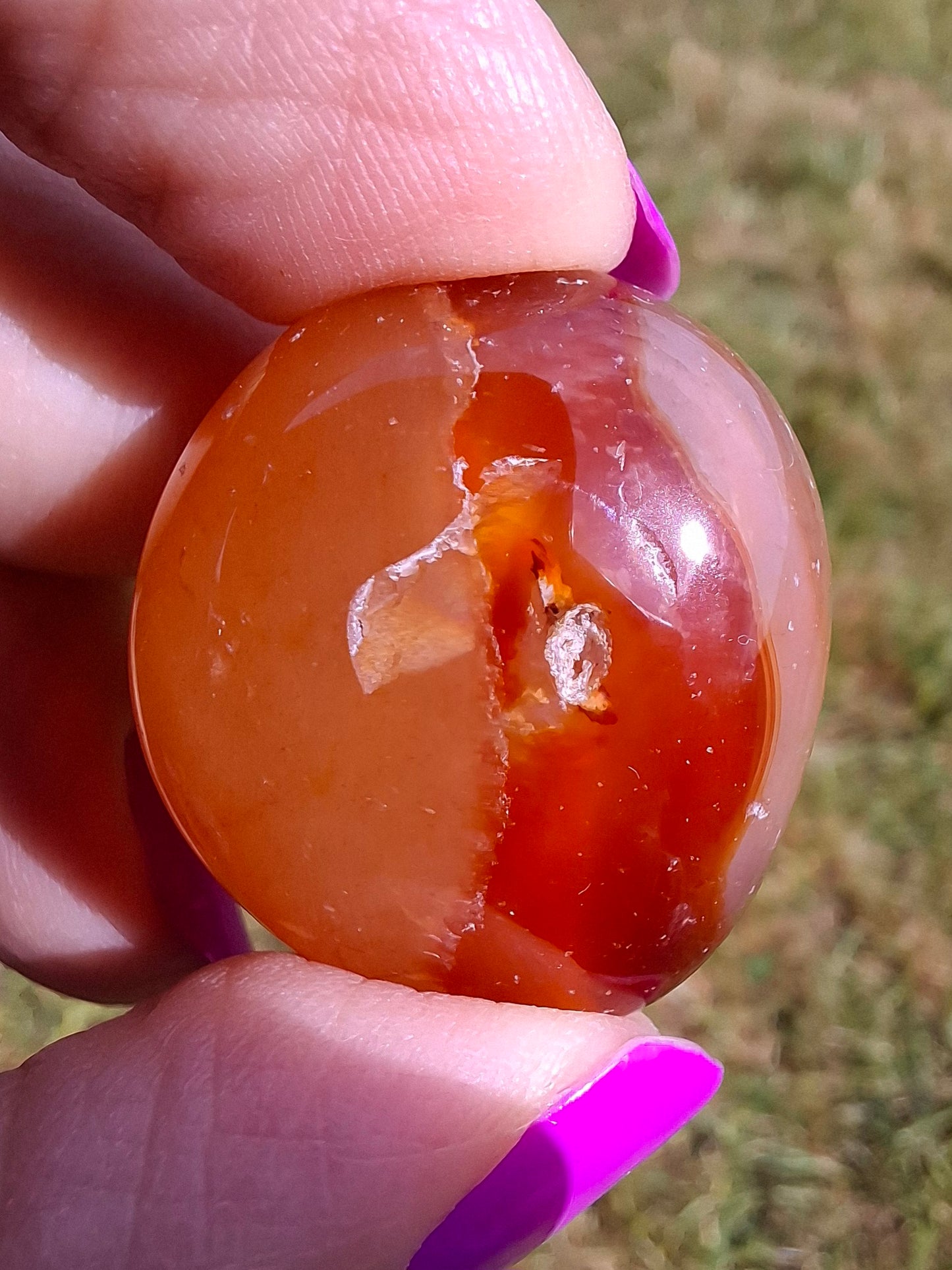 Carnelian, Tumble Stone, Crystal (Ref: T66)