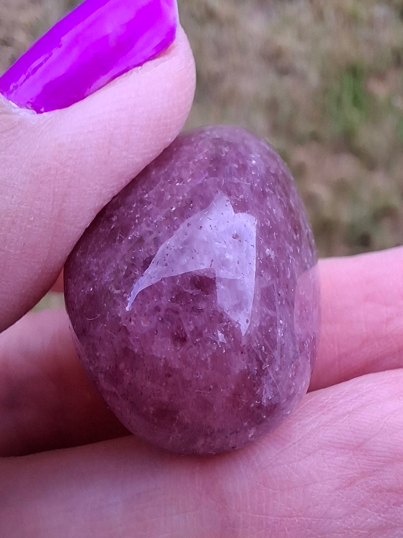 Strawberry Quartz, Tumble Stone, Crystal (Ref: T13)