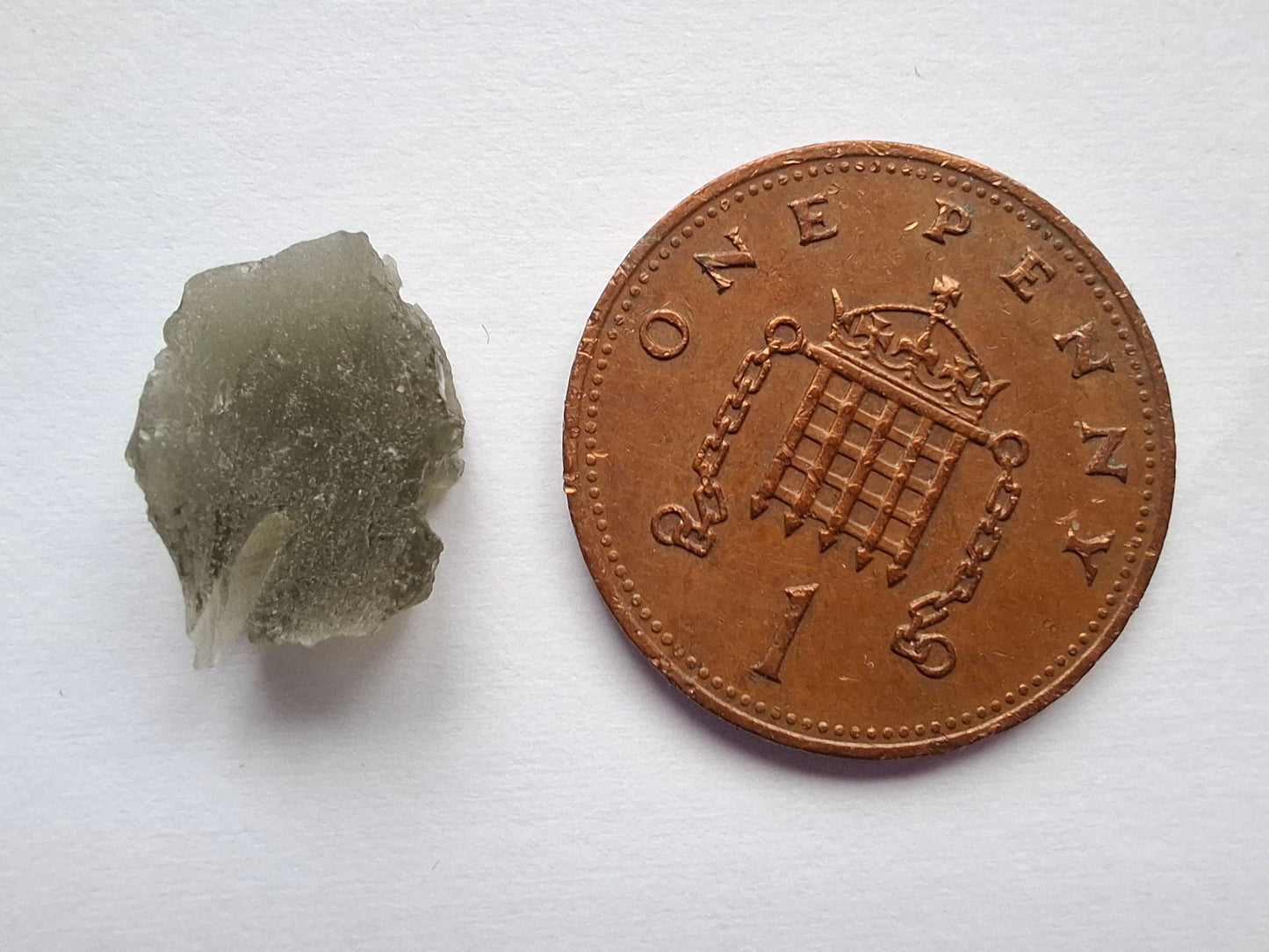 Moldavite Piece, 0.87g, Tektite (Ref: 1453)