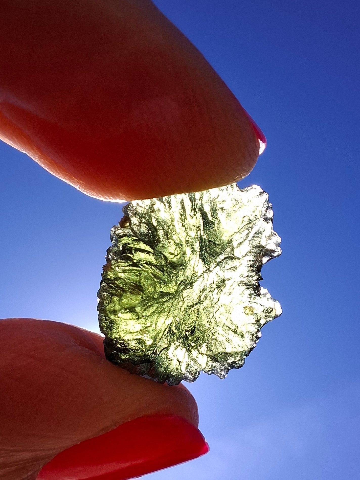 Moldavite Piece, 2.23g, Tektite (Ref: 1401)