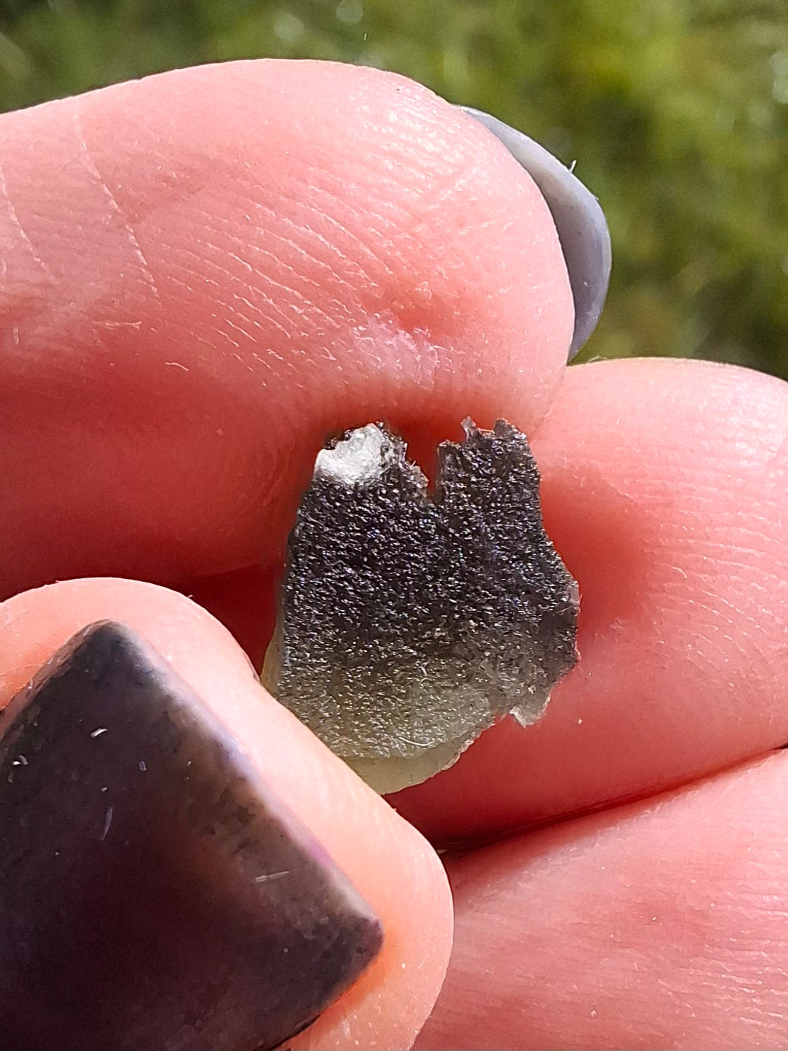Moldavite Piece, 1.00g, Tektite (Ref: 1398)