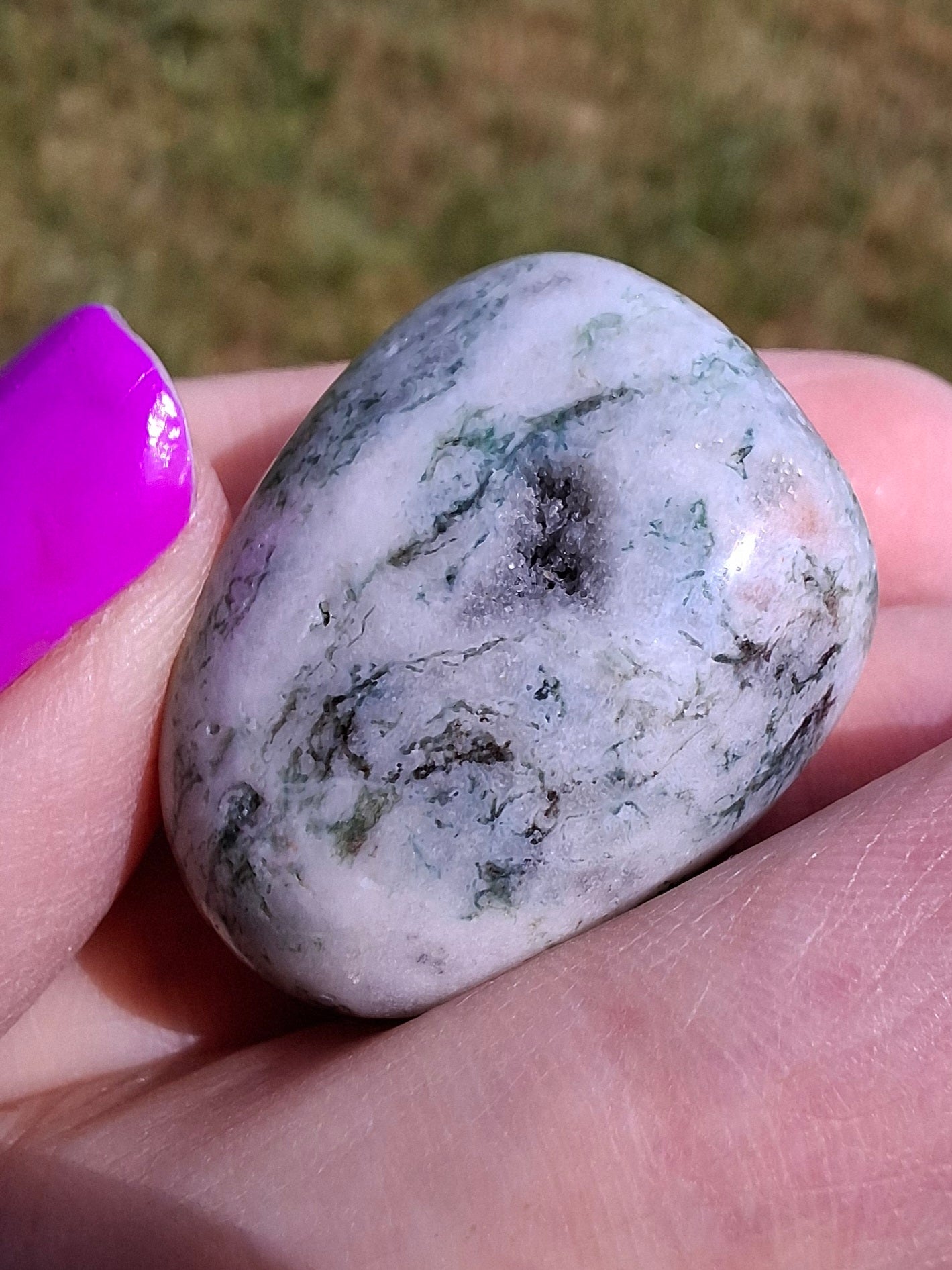 Tree Agate, Tumble Stone, Crystal (Ref: T7)
