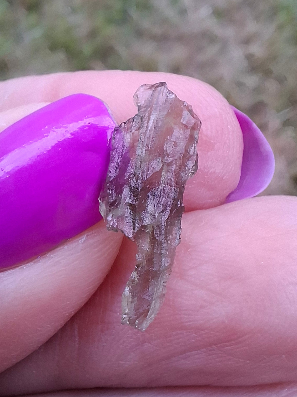 Moldavite small Piece, 0.27g, Tektite (Ref: 1433)