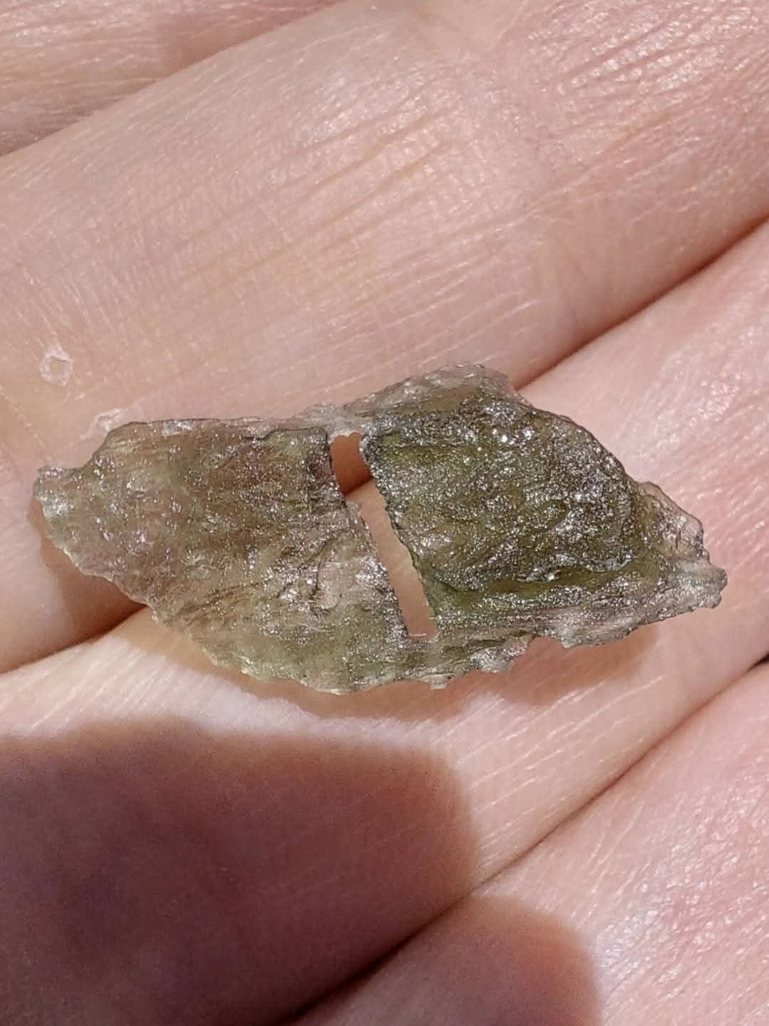 Moldavite Piece, 0.63g, Tektite (Ref: 776)