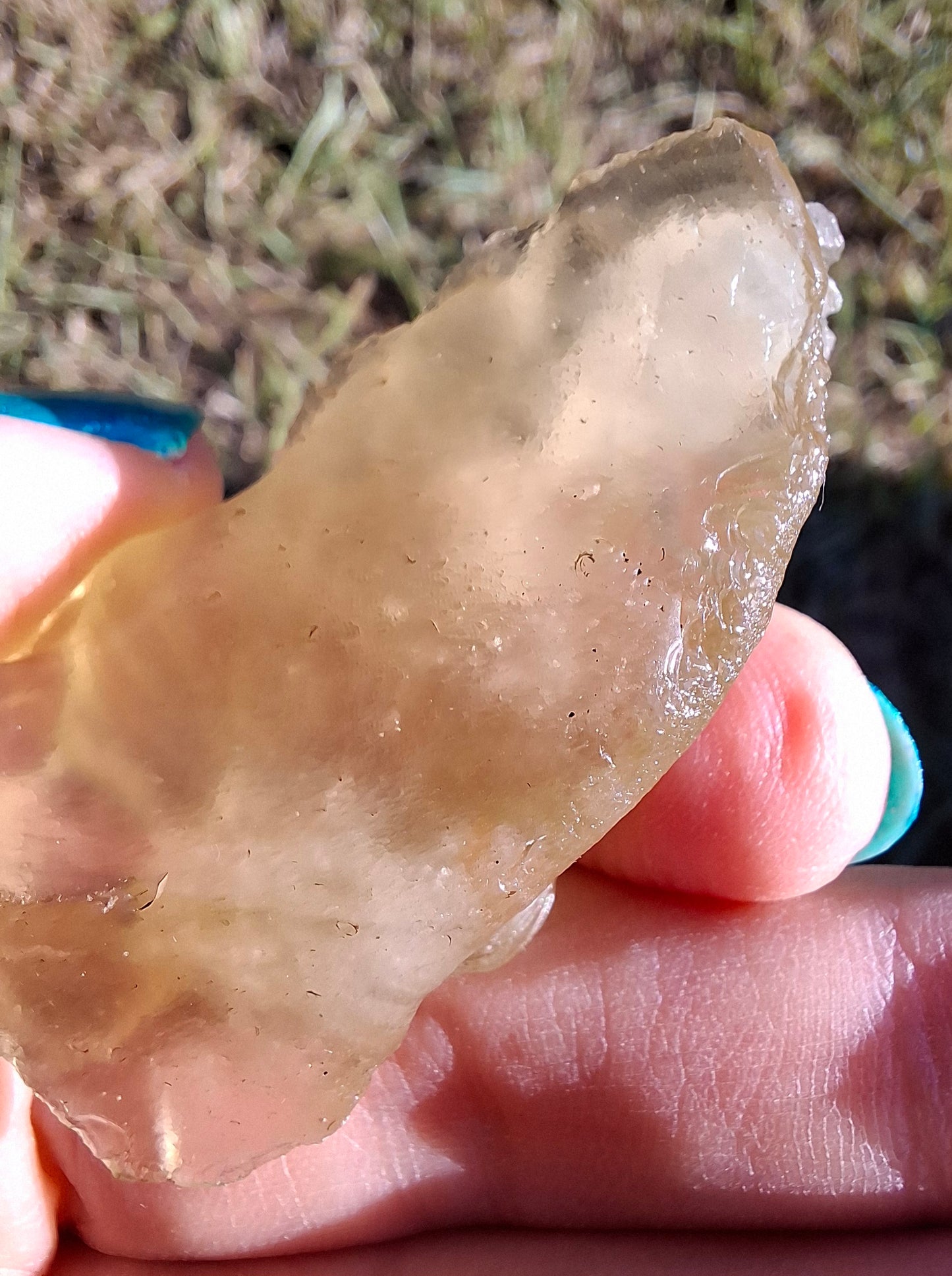 Libyan Desert Glass carving, GANESHA, 26.47g, Tektite (Ref: Ganesha1)