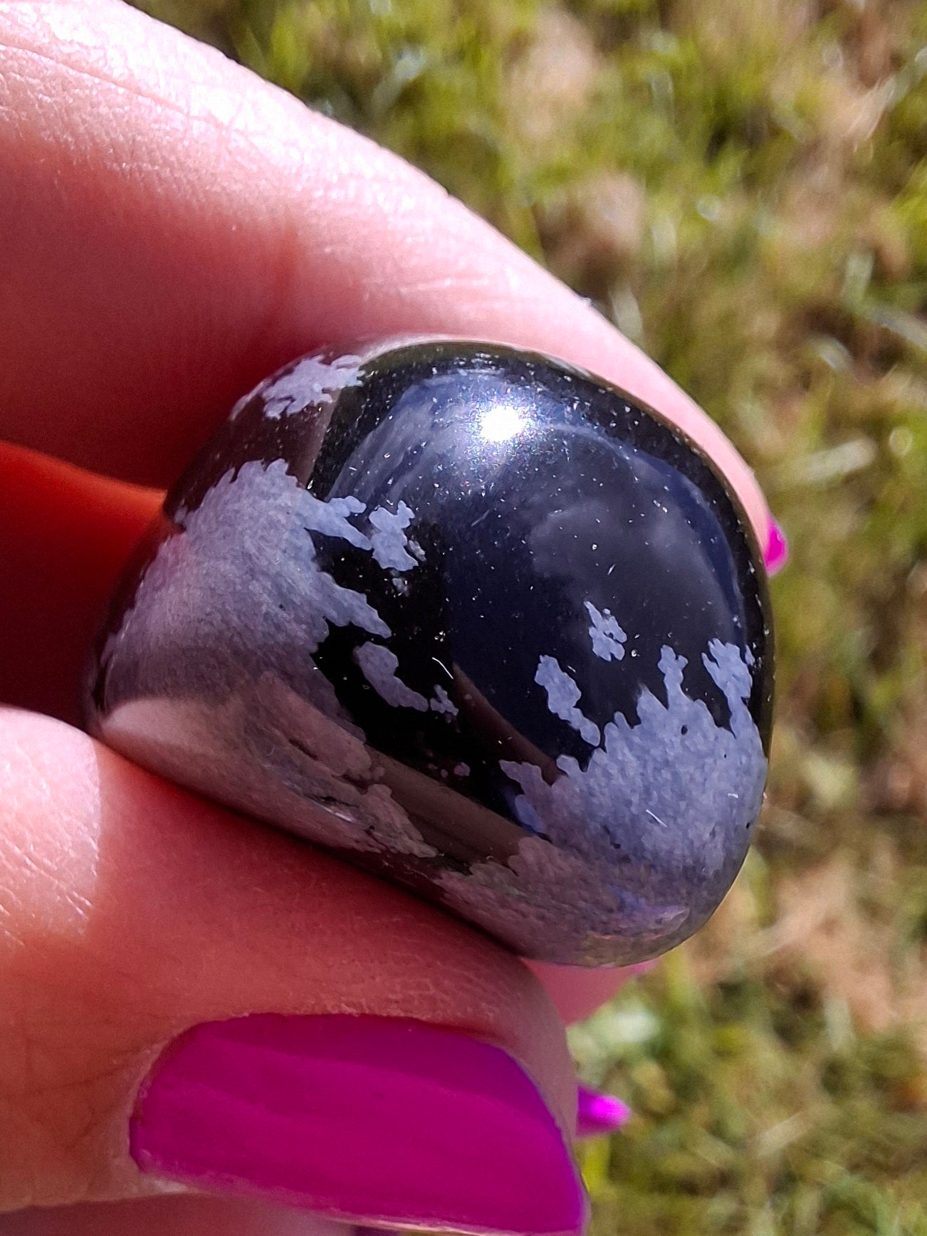 Snowflake Obsidian, Tumble Stone, Crystal (Ref: T99)