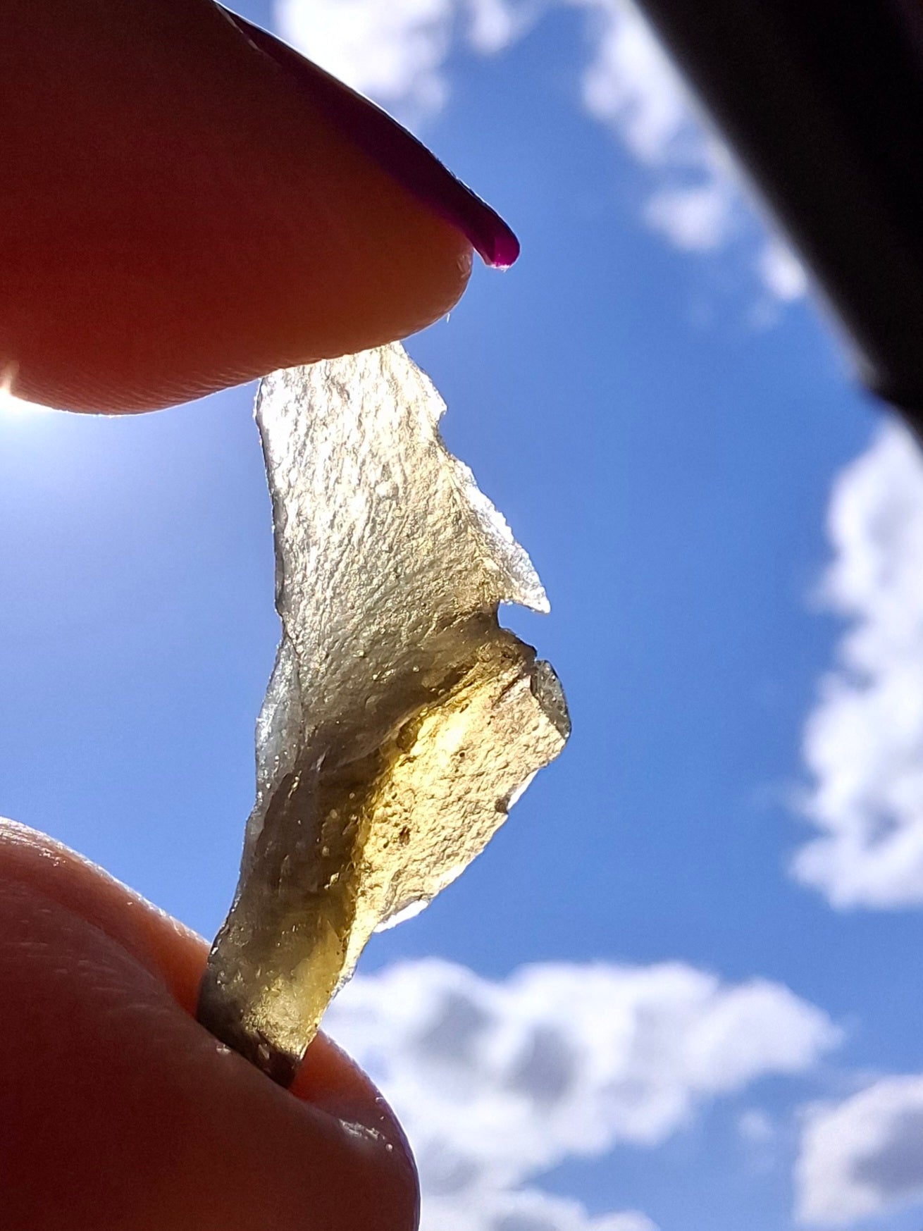 Moldavite Piece, 1.08g, Tektite (Ref: 1429)