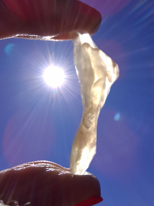 Libyan Desert Glass Piece, 6.23g, Tektite