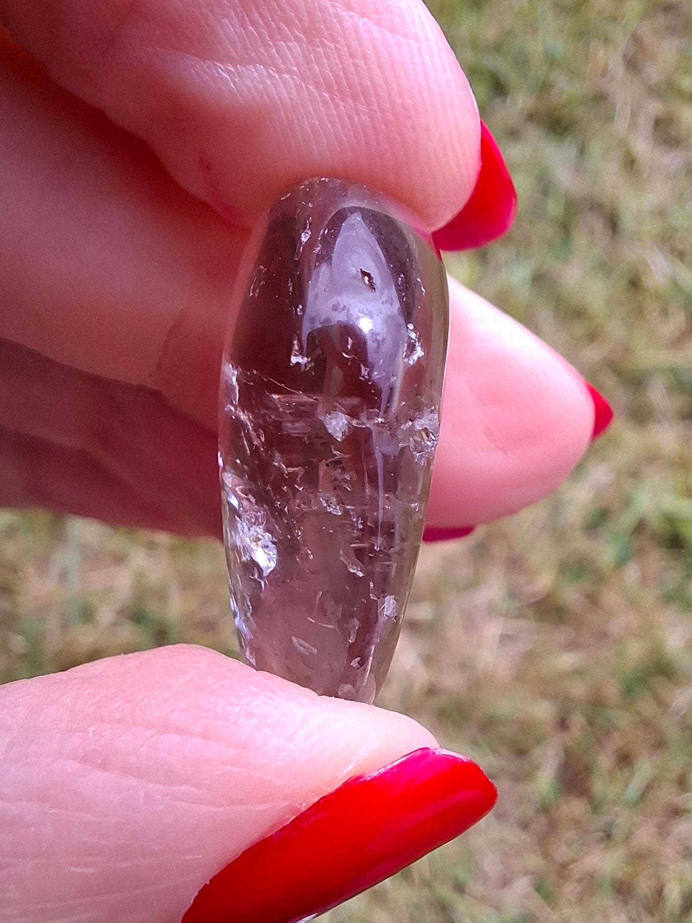 Smoky Quartz, Tumble Stone, Crystal (Ref: T101)