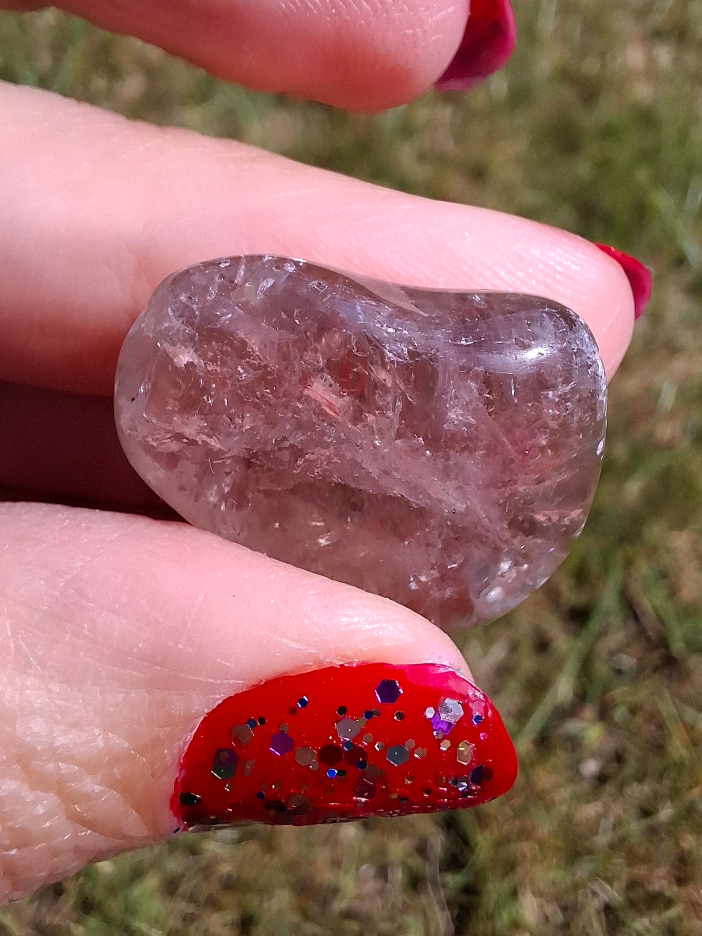 Smoky Quartz, Tumble Stone, Crystal (Ref: T108)
