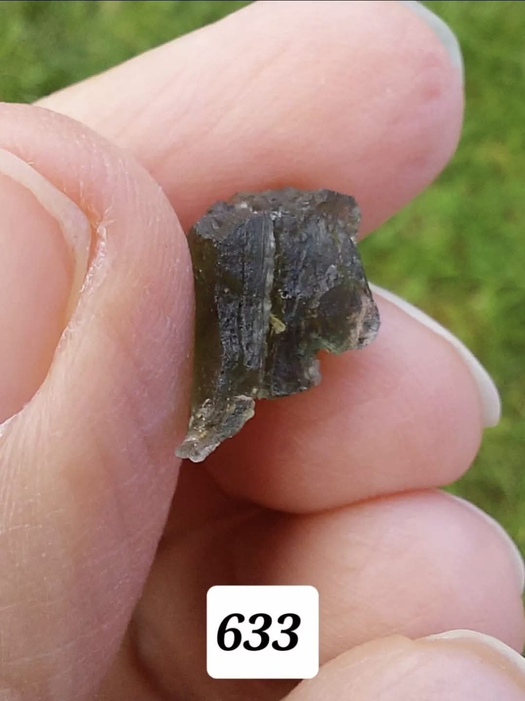 Moldavite Piece, 1.00g, Tektite (Ref: 633)