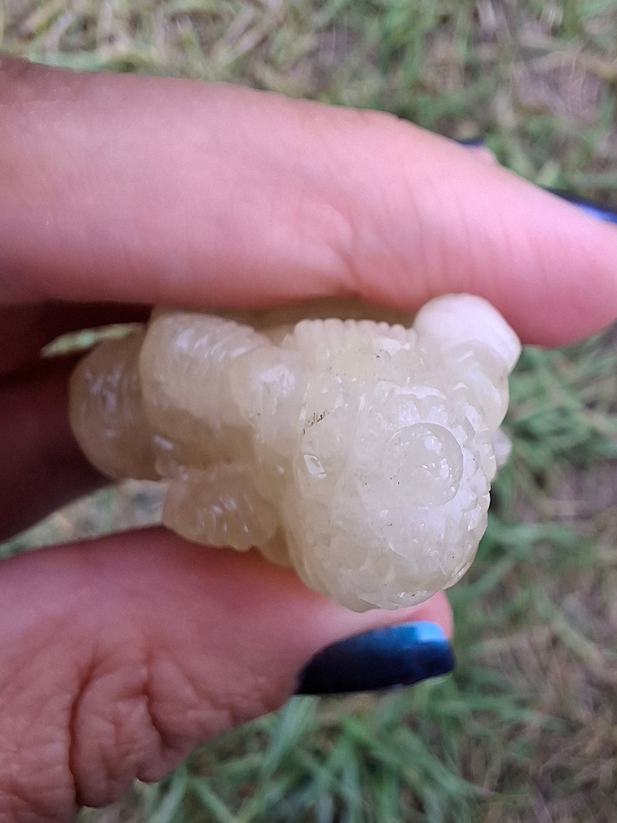 Libyan Desert Glass GANESHA craving, 31.21g, Tektite (Ref: Ganesha2)