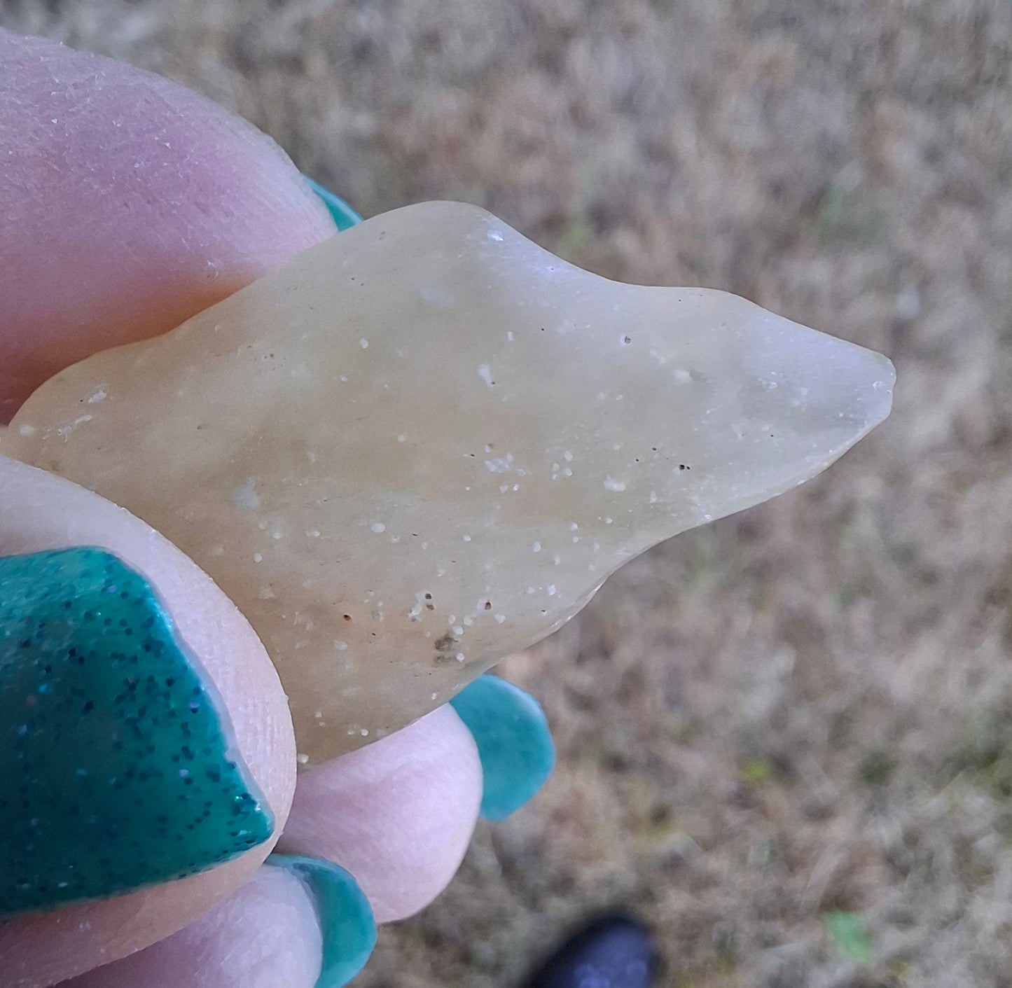Libyan Desert Glass Piece, 6.49g, Tektite (Ref: LE277)