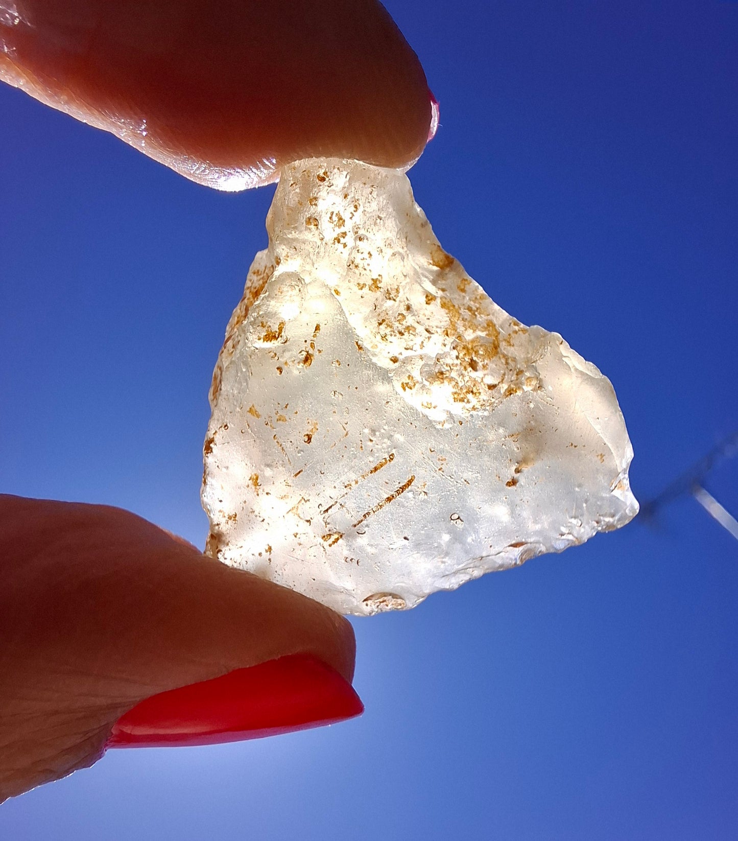 Libyan Desert Glass Piece, 7.91g, Tektite (Ref: LE8)