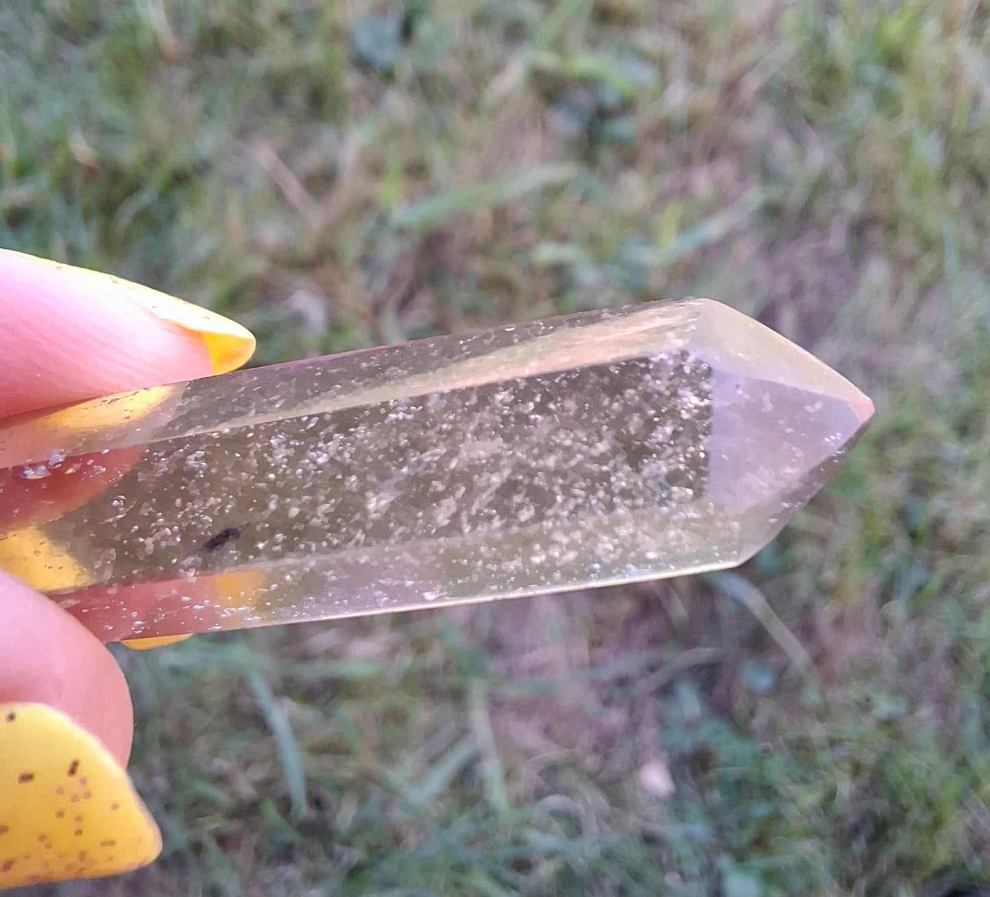 Libyan Desert Glass DT Carving, 4.51g, Tektite (Ref: LDT4)