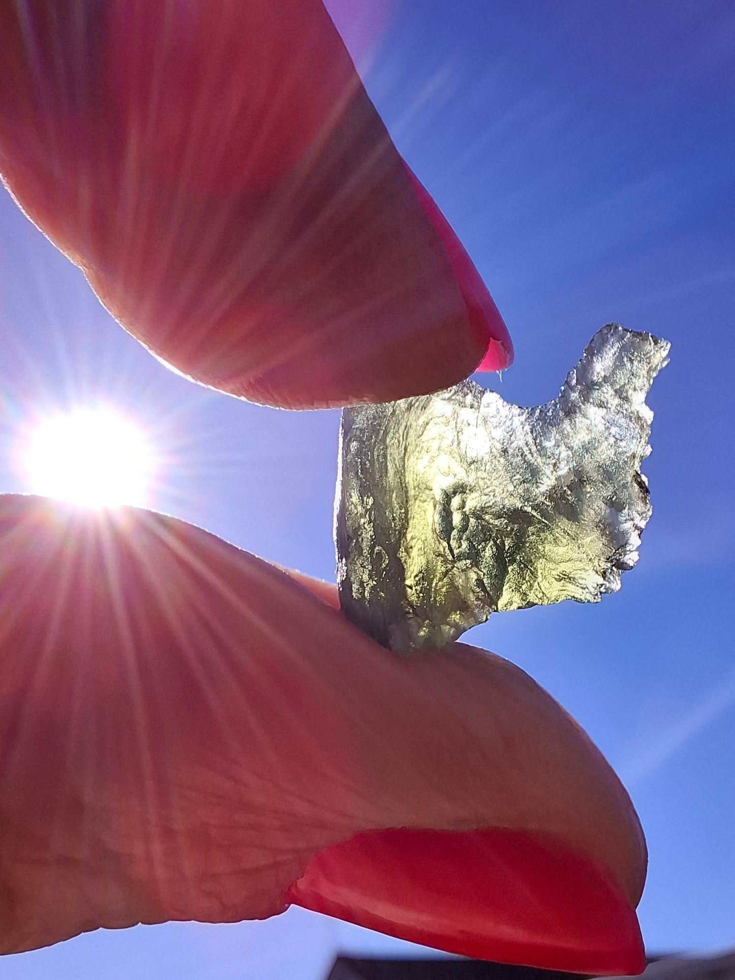 Moldavite Piece, 1.10g, Tektite (Ref: E230)