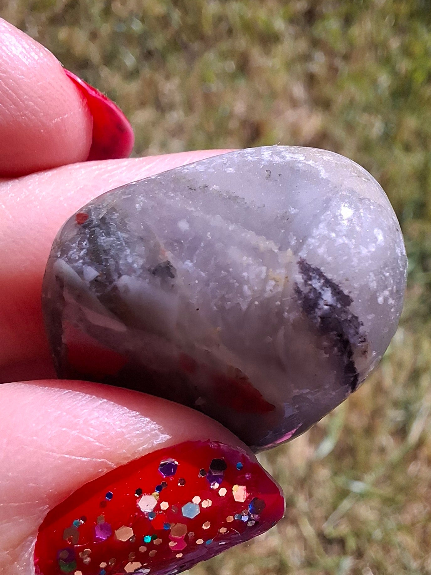 African Blood Stone, Tumble Stone, Crystal (Ref: T177)